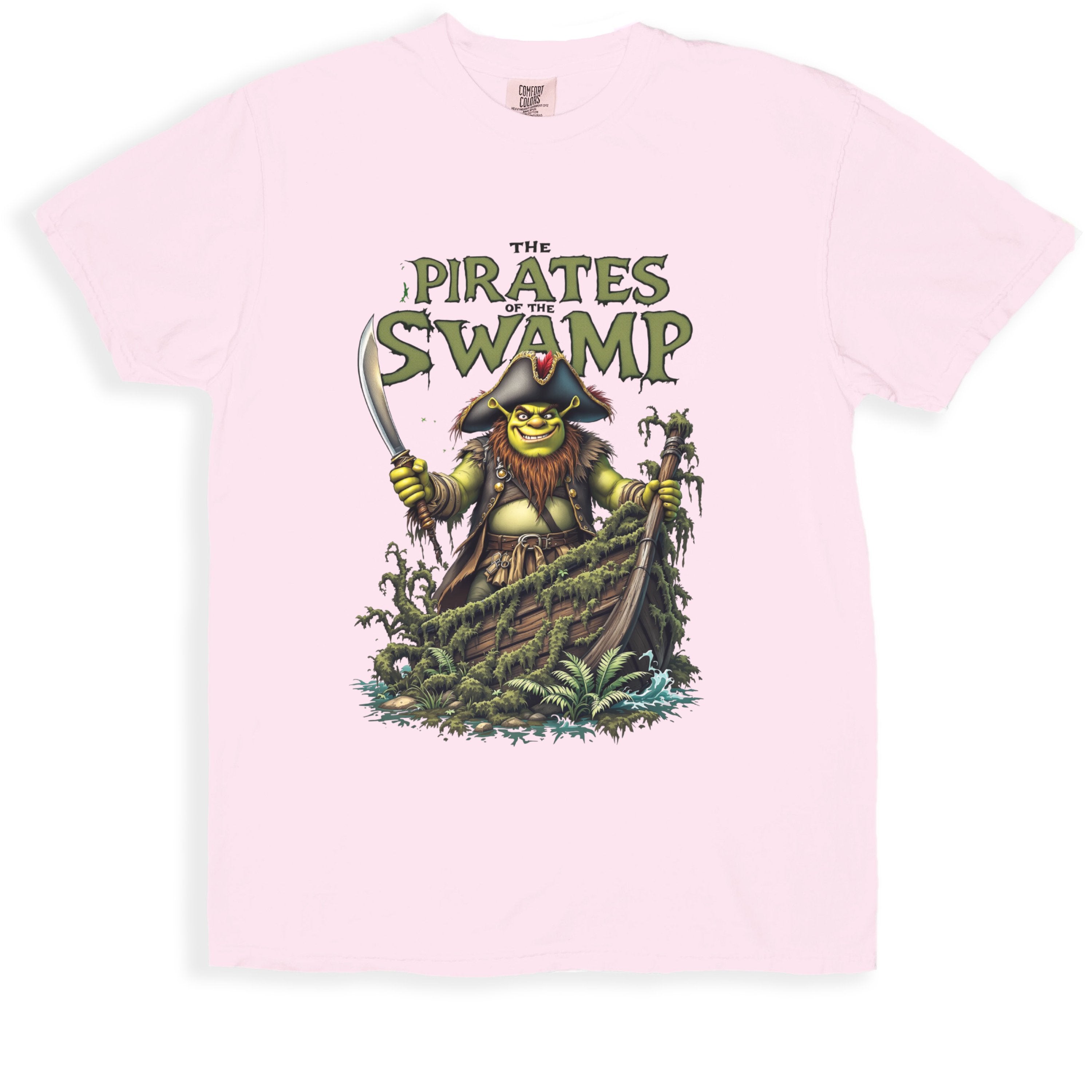 Swamp Pirate Graphic Print Casual Wear T-Shirt product type