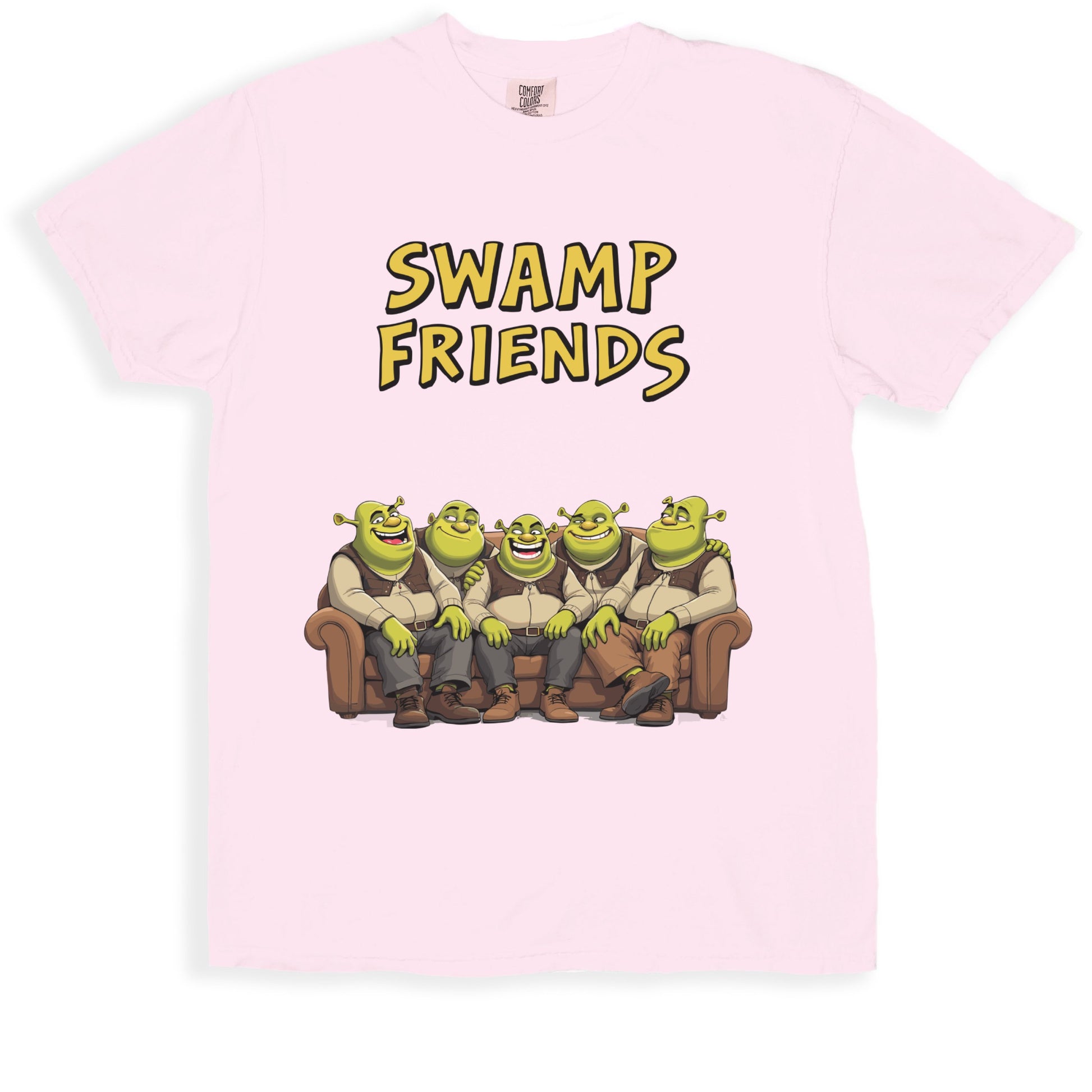 Swamp Friends themed graphic shirt product type