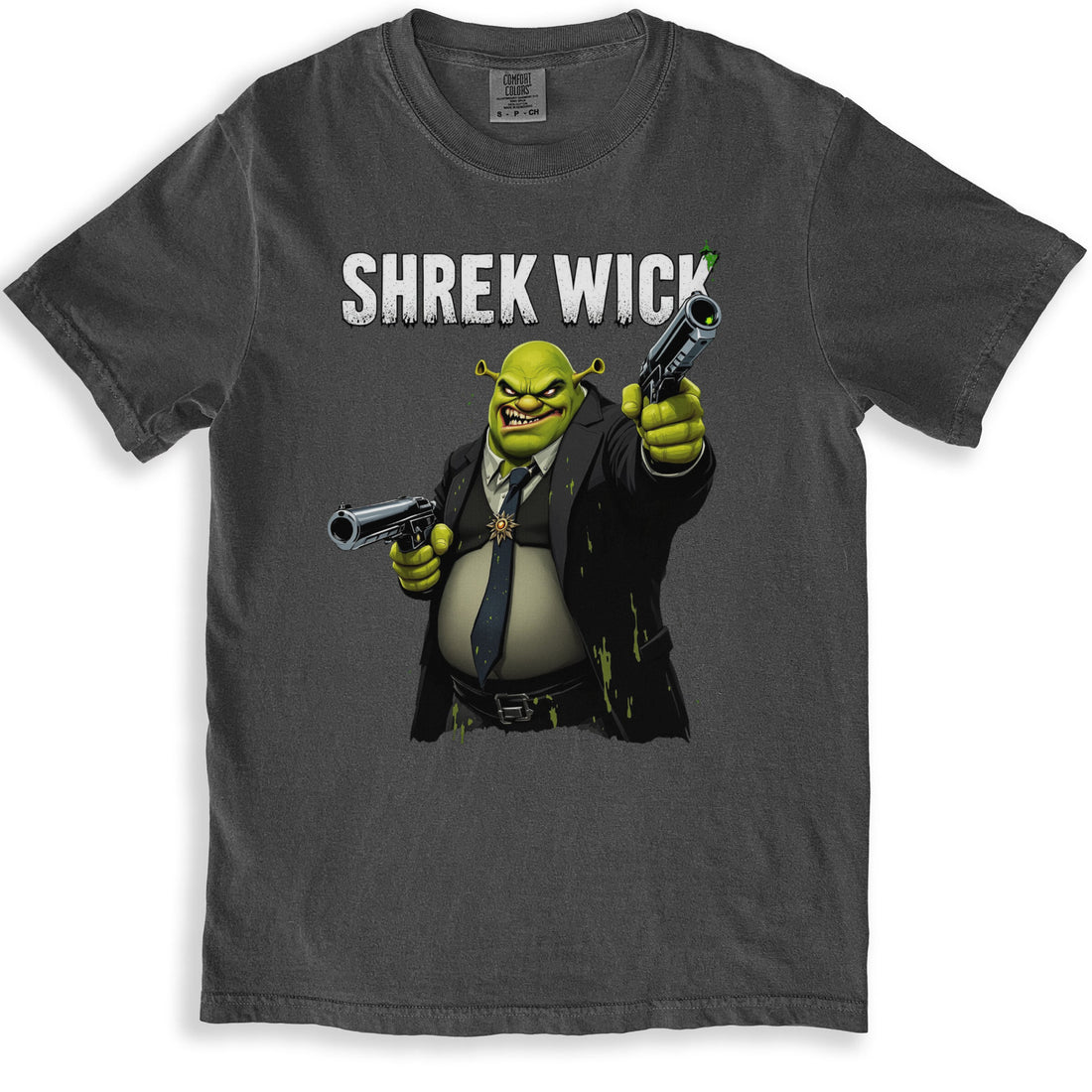 Shrek Wick Graphic Tee Shirt Funny Fashion product