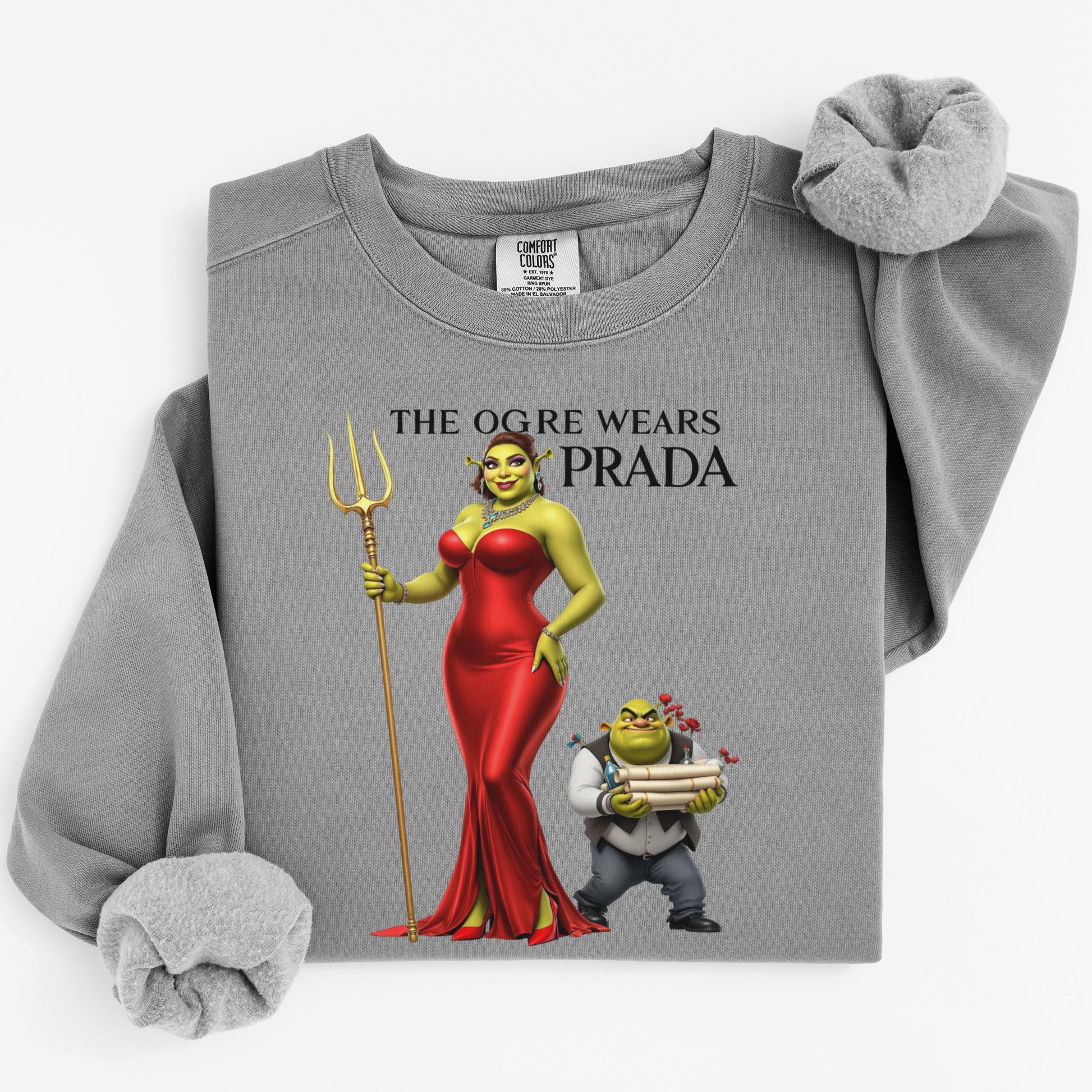 Classic The Ogre Wears Prada Graphic Sweatshirt product