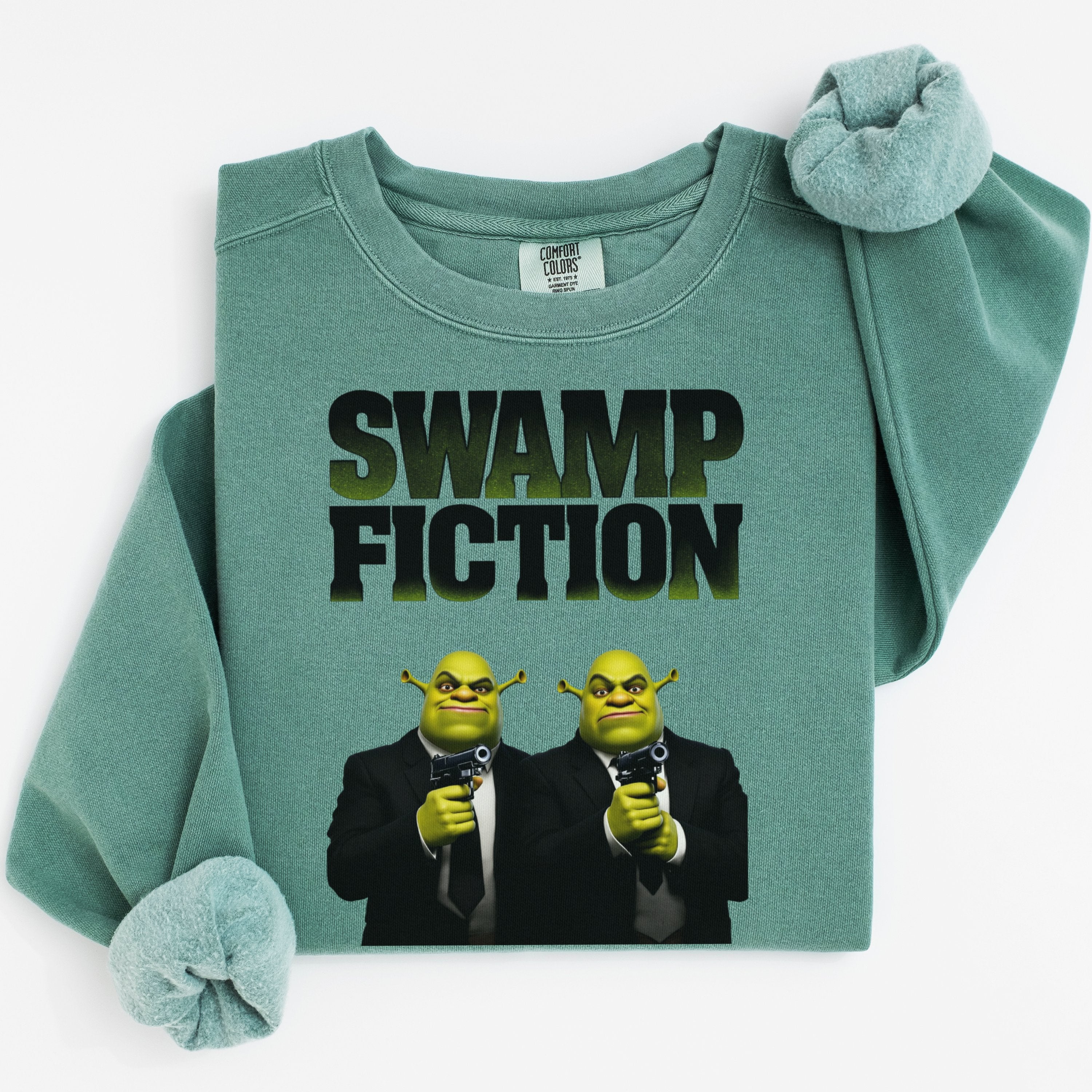 Swamp Fiction Shrek Meme Parody Sweatshirt product