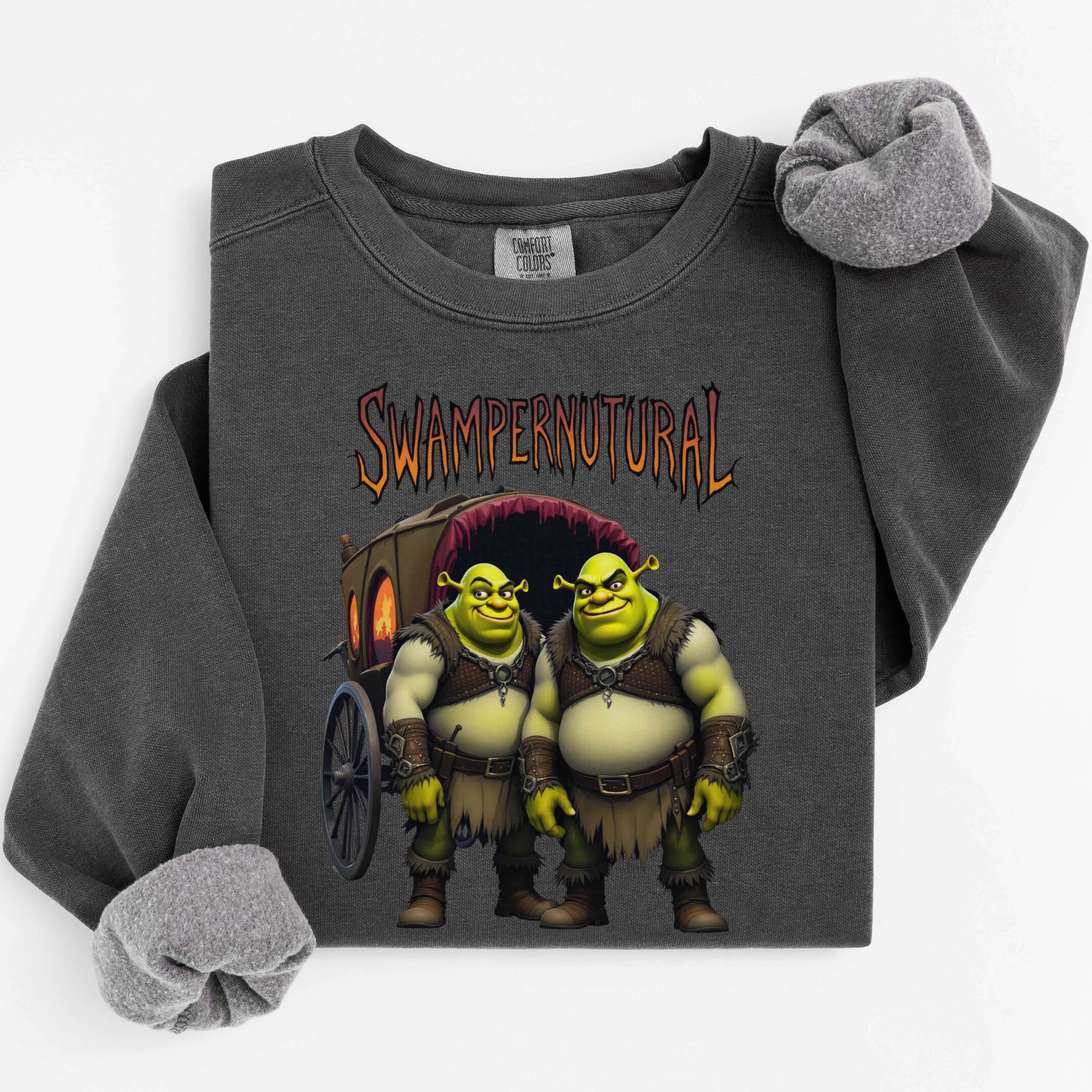Swampernatural Shrek and Donkey Gothic Hoodie product
