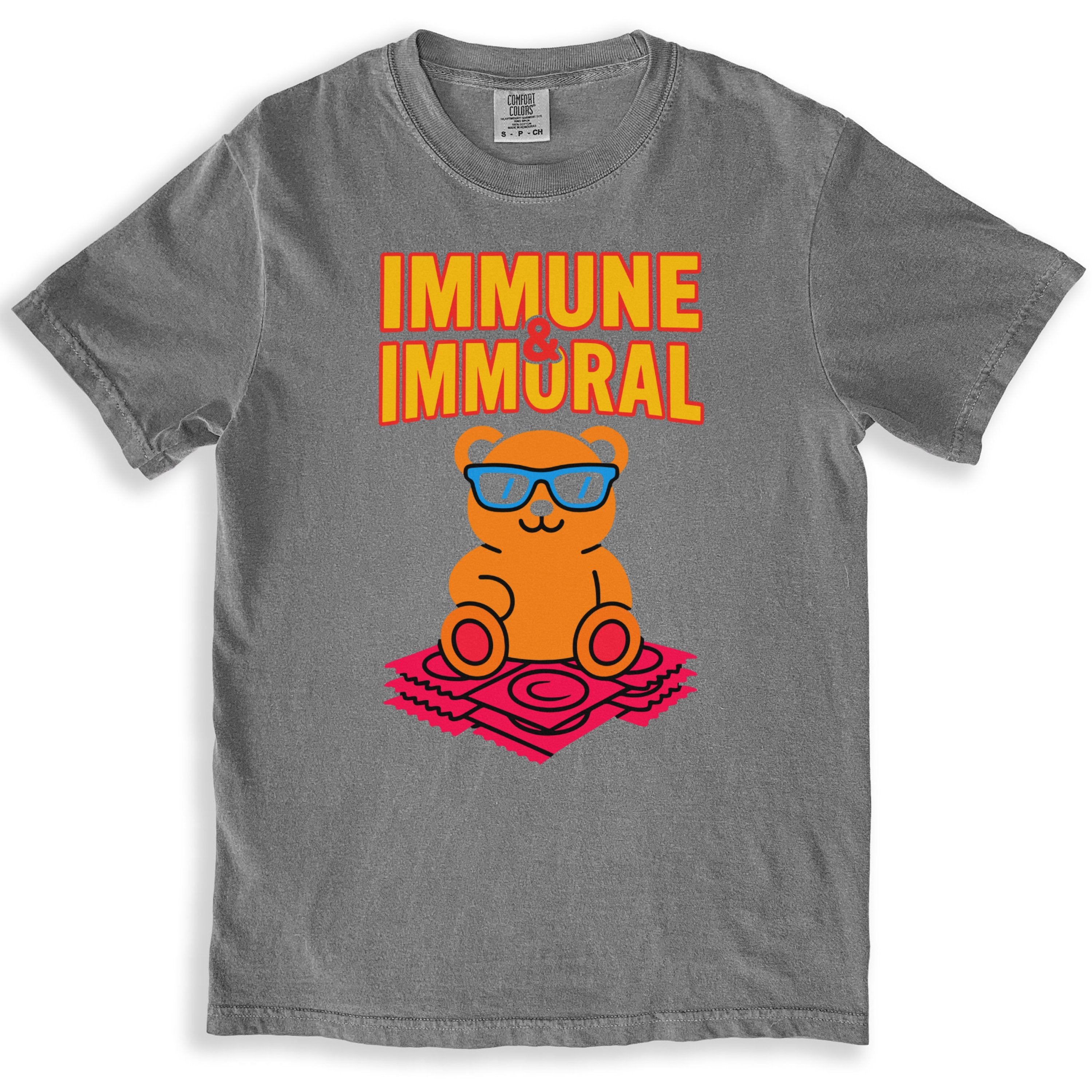 Immune and Immoral Bear Graphic T-Shirt product