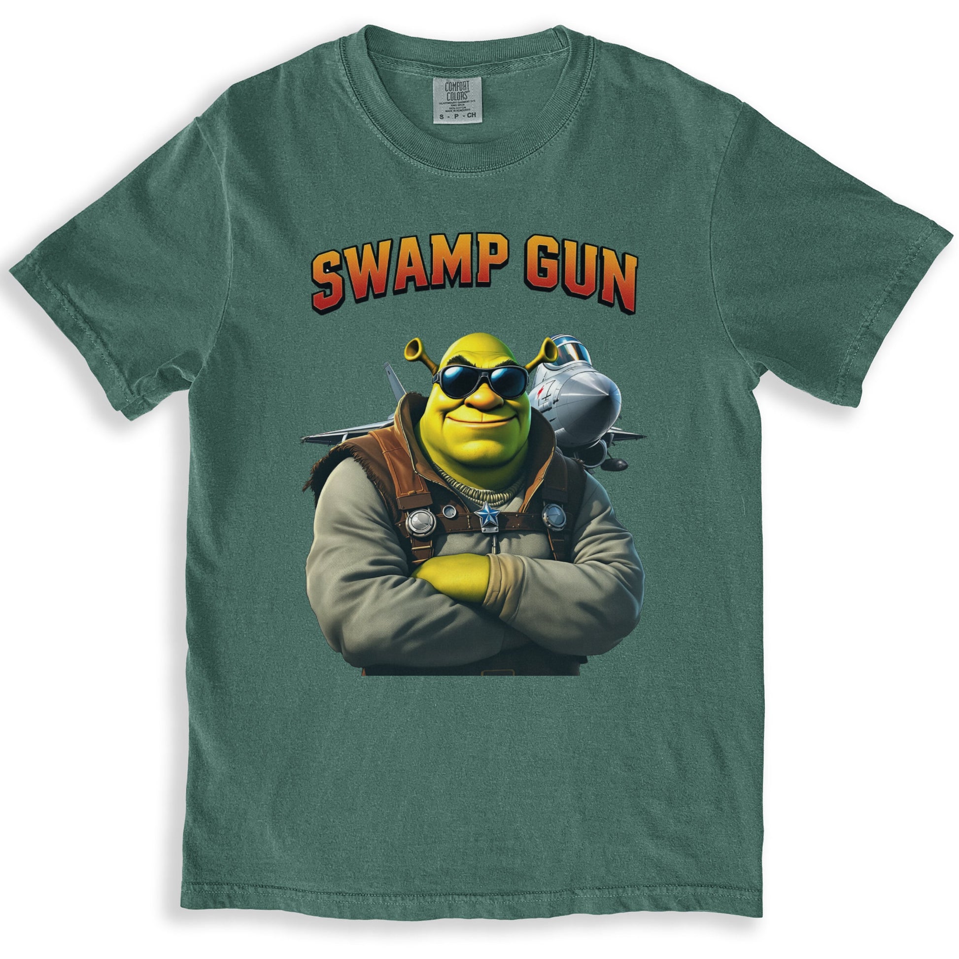 Swamp Gun Themed Graphic Tee shirt product
