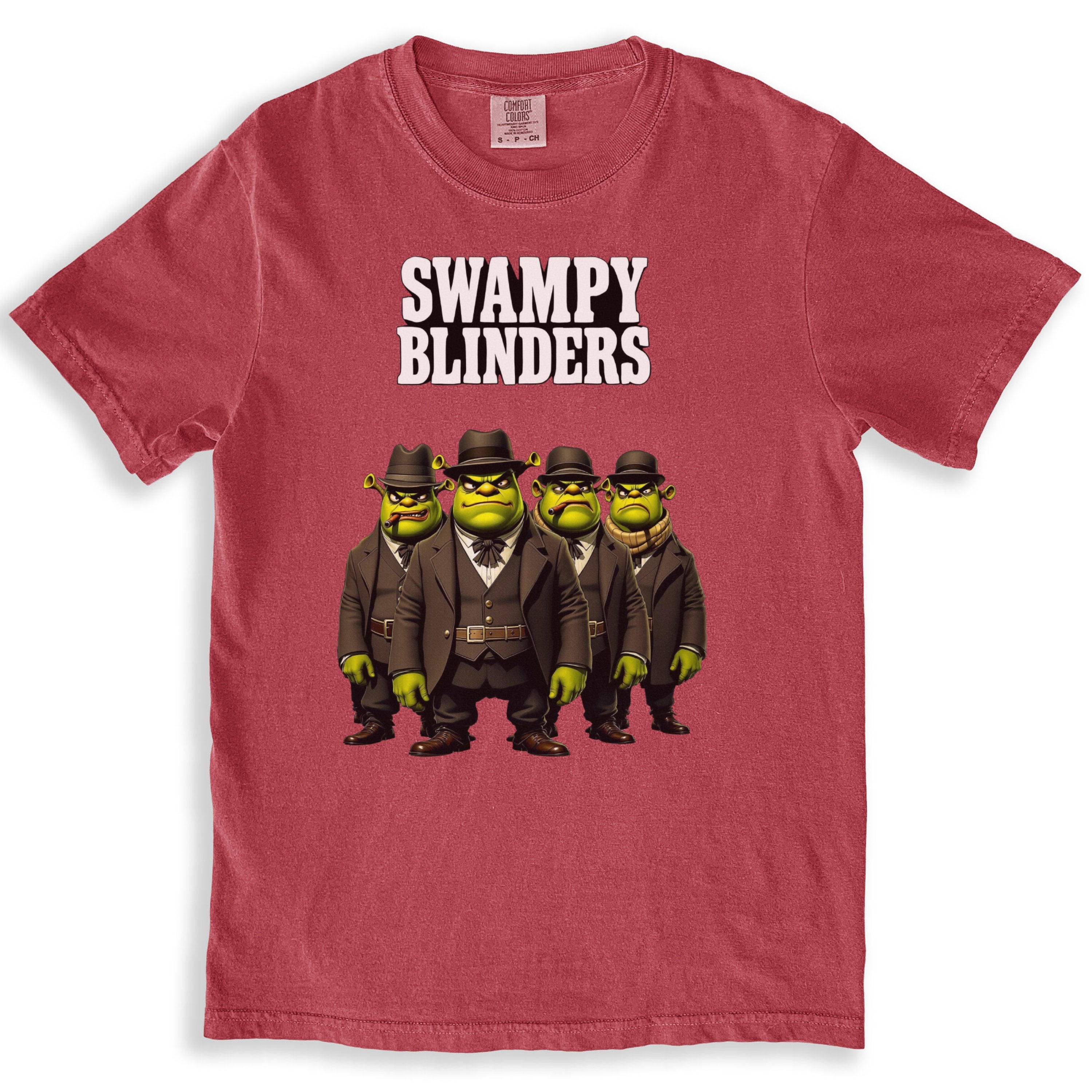 Swampy Blinders Theme Graphic T-Shirts
