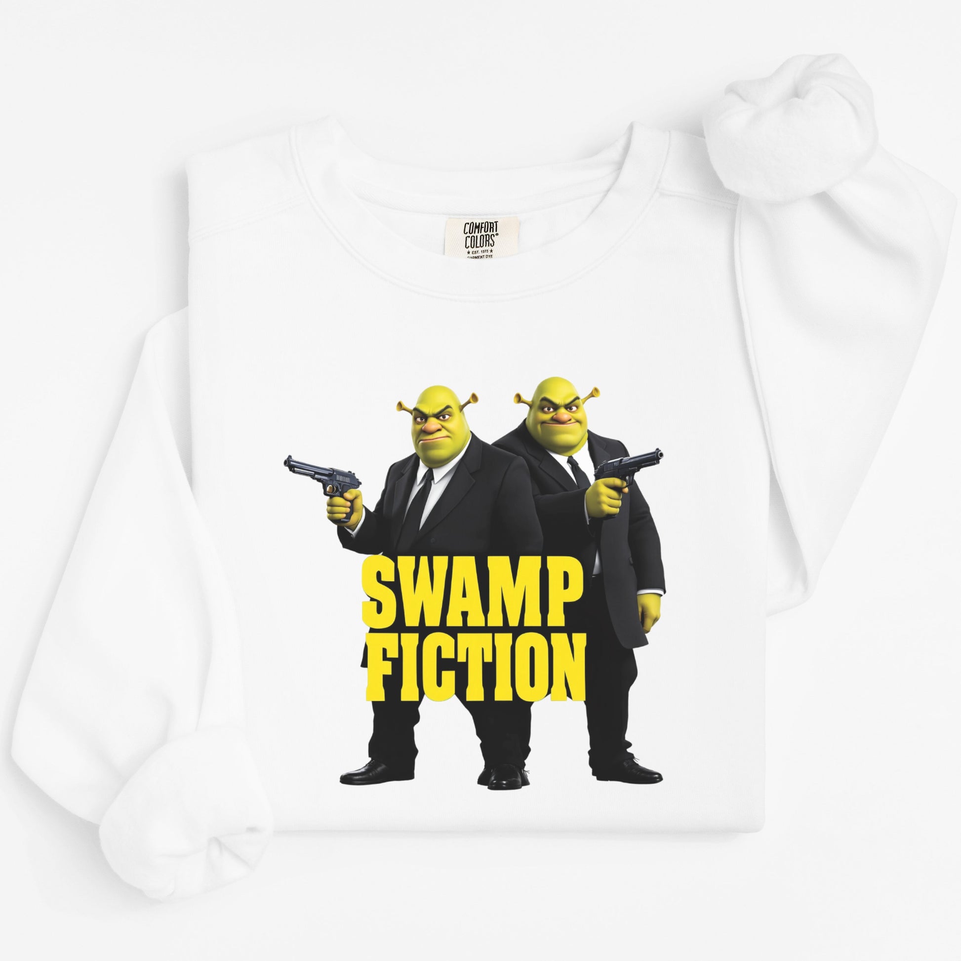 Swamp Fiction Graphic Sweatshirt for Casual Enthusiasts product type