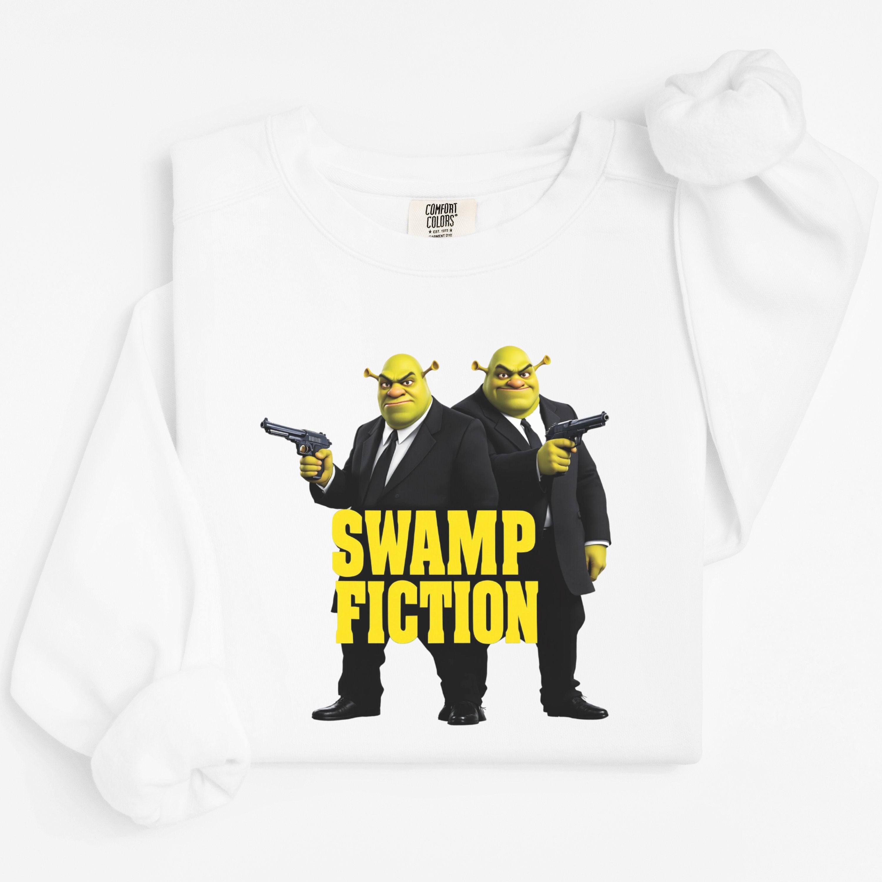 Swamp Fiction Graphic Sweatshirt for Casual Enthusiasts product type
