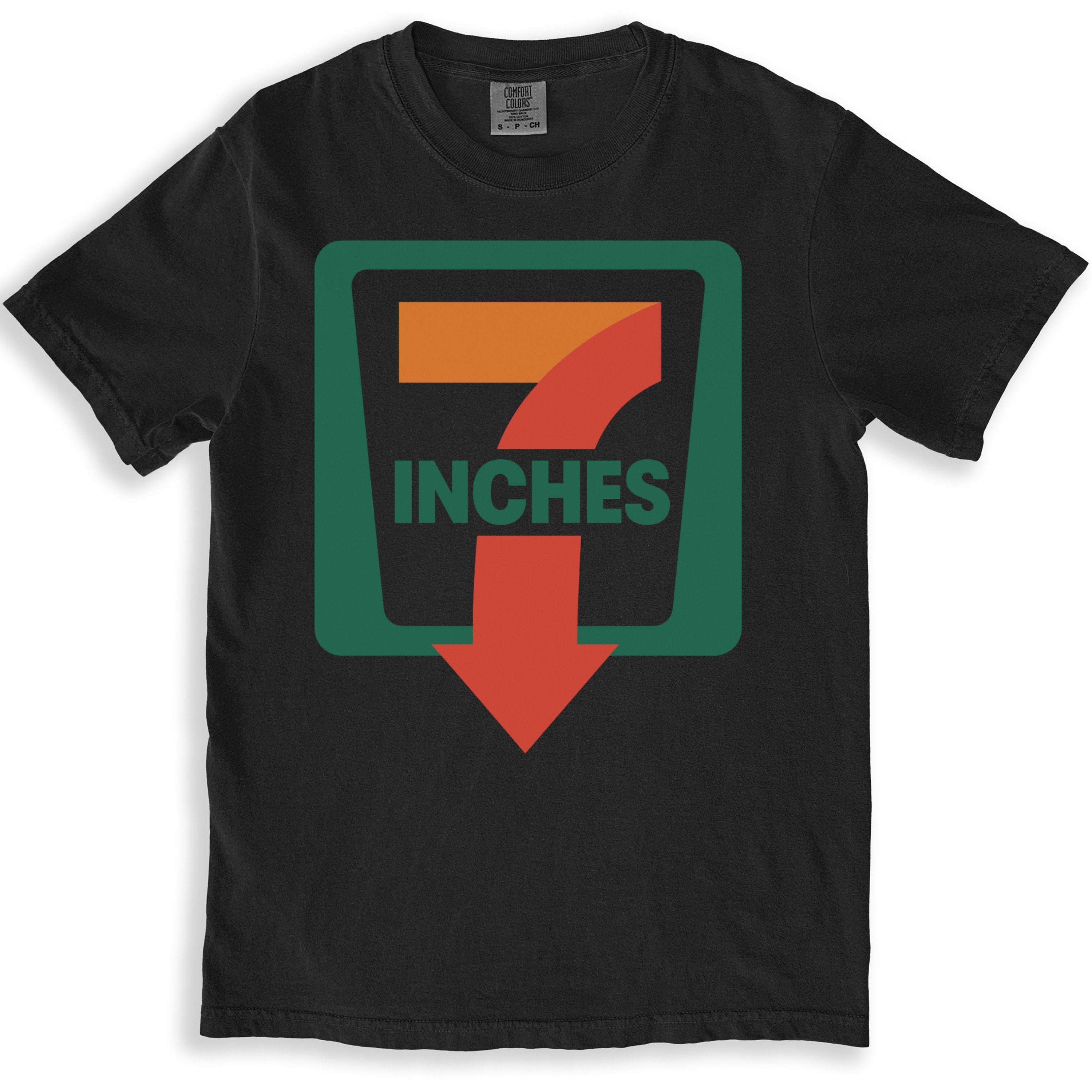 Graphic 7 Inches Arrow Black Top Shirt product