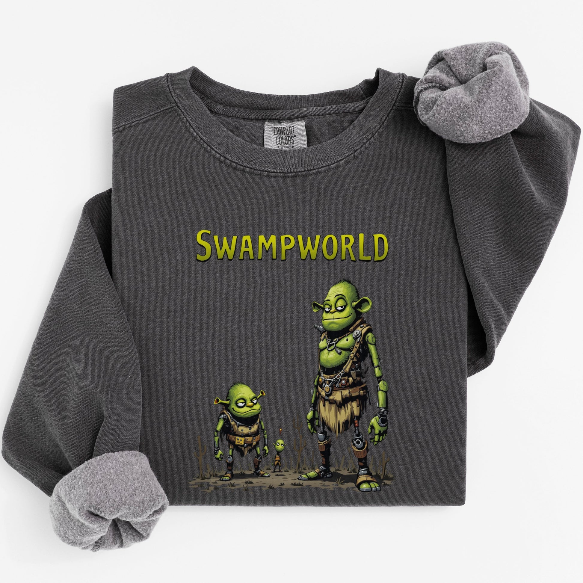 Swampworld Graphic Sweatshirt Featuring Alien Creatures product