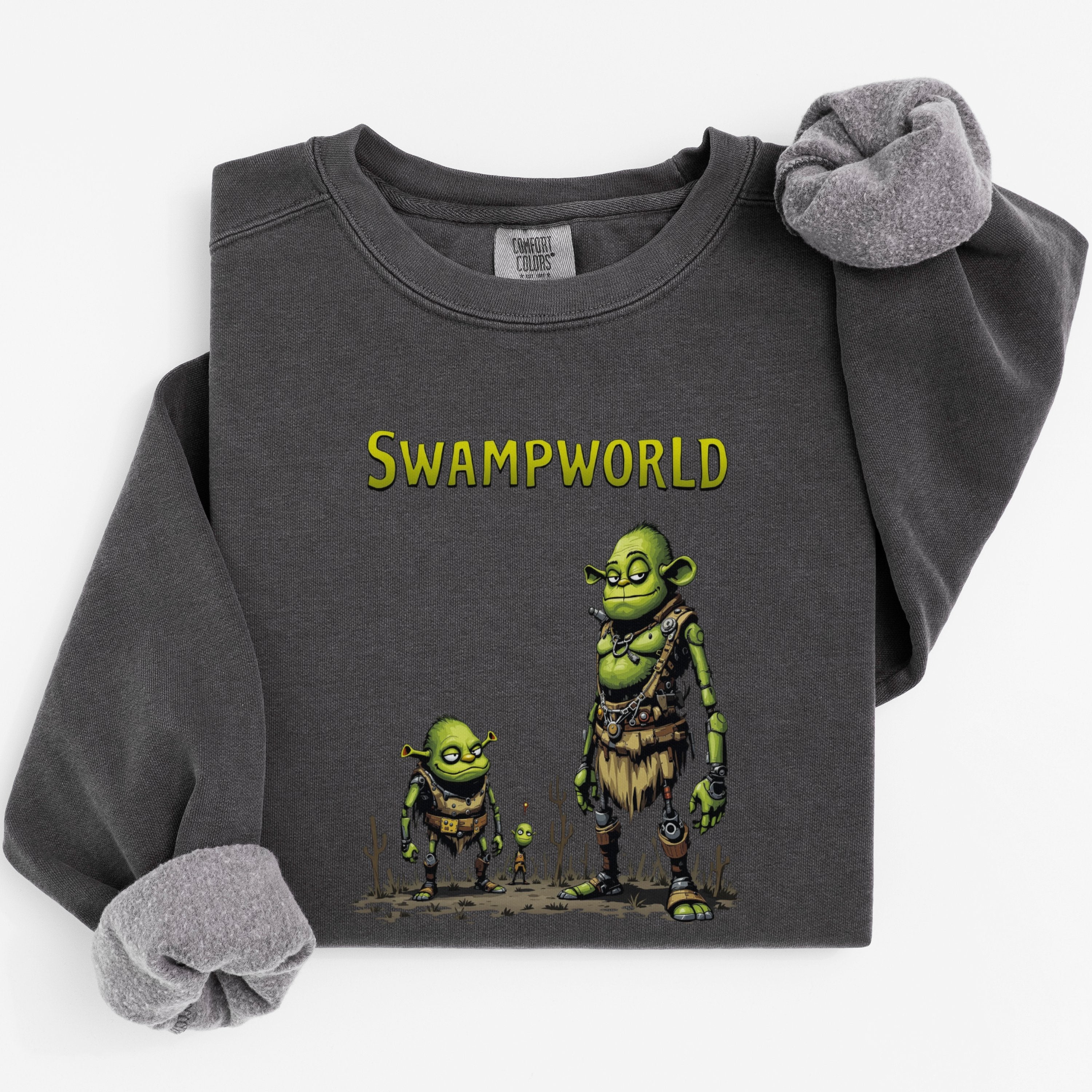 Swampworld Graphic Sweatshirt Featuring Alien Creatures product