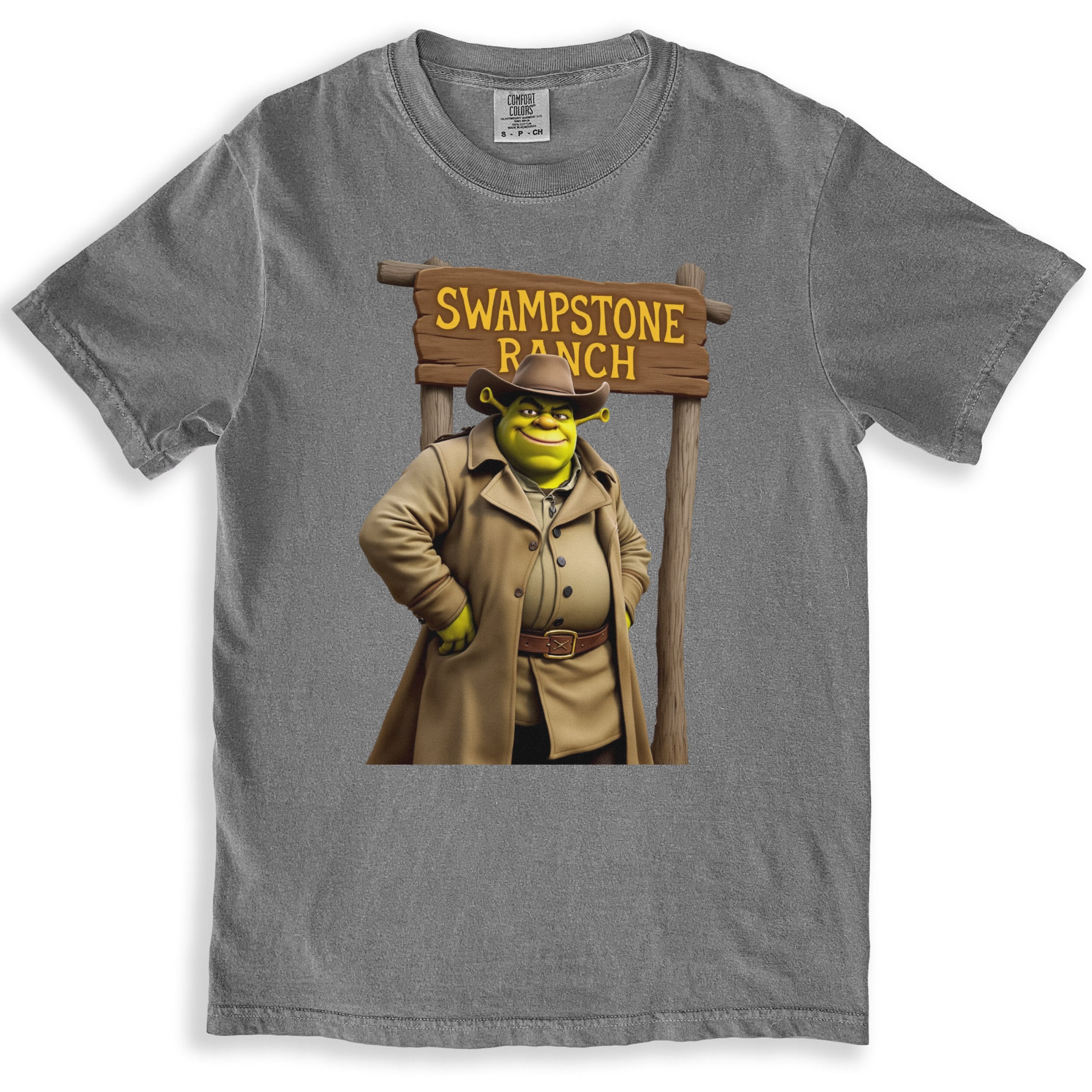 Swampstone Ranch Character Grey T-shirt product type