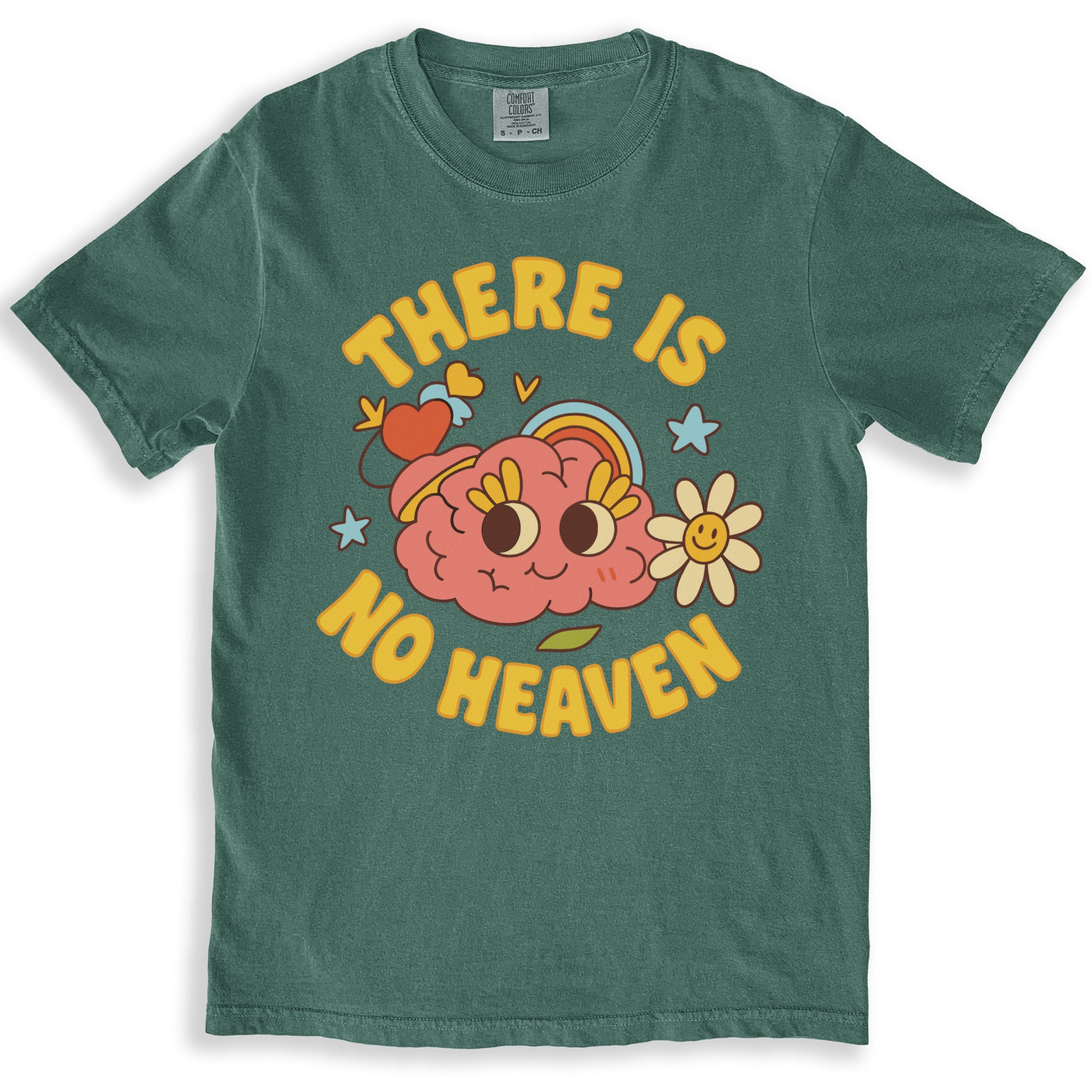 There Is No Heaven Adorable Brain Design Shirt Product