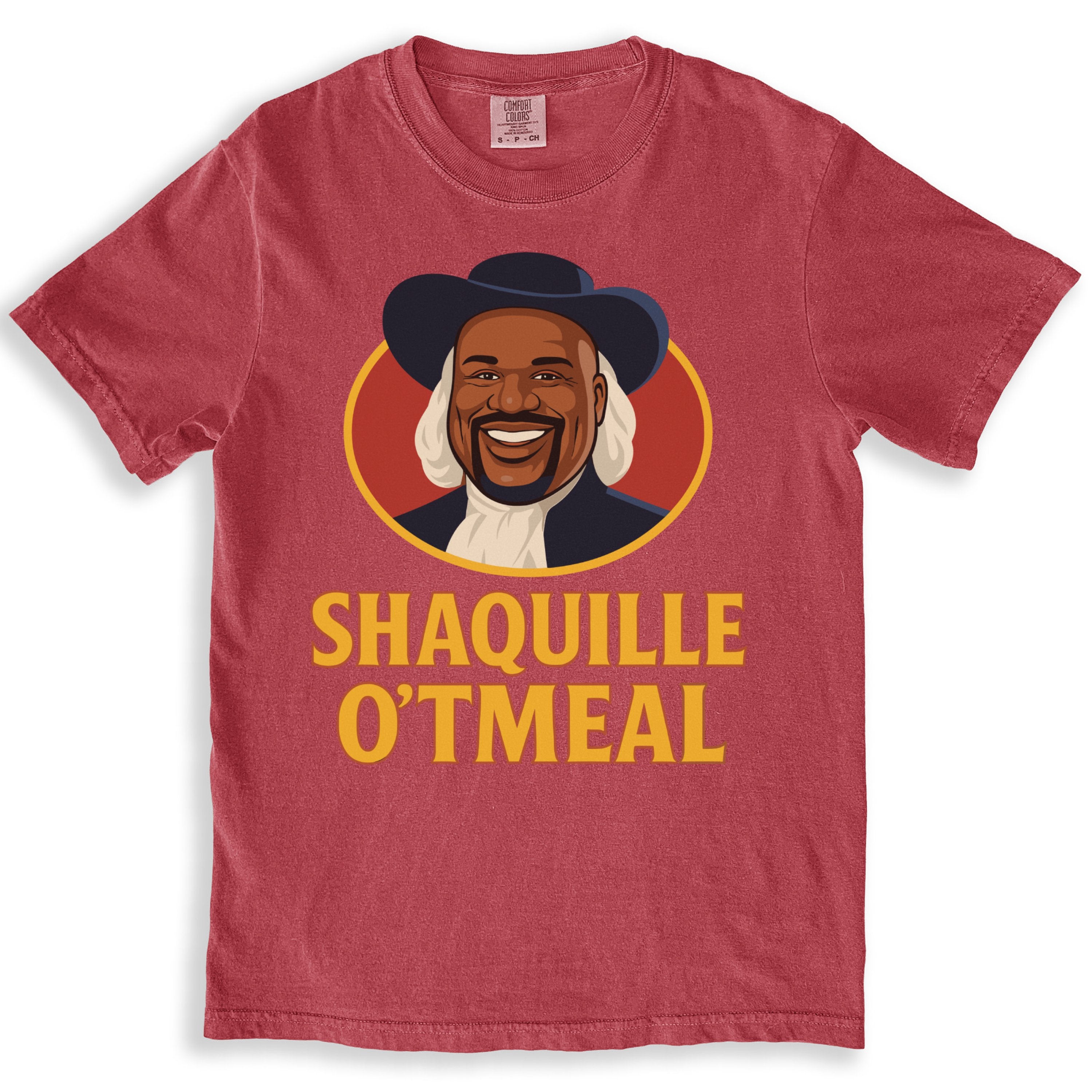Shaquille O'Tmeal Character Face Funny Design T-Shirts