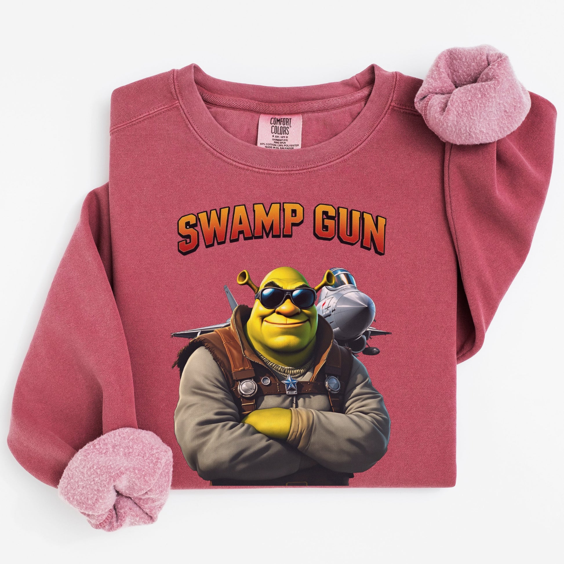 Swamp Gun Shrek Parody Art Inspired Sweatshirt product