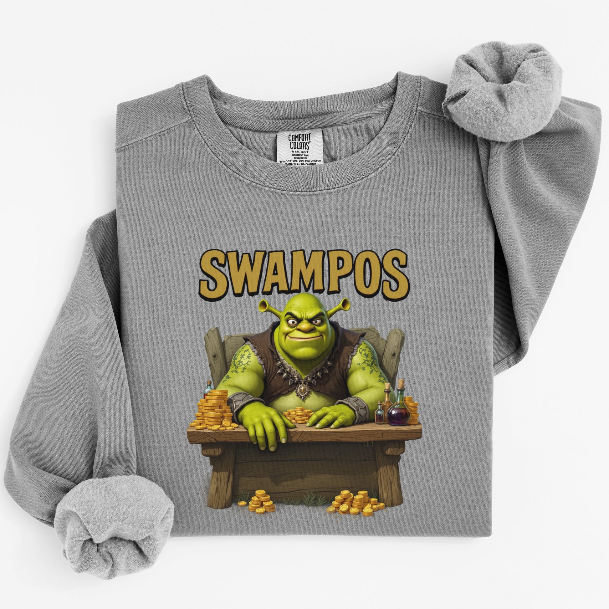 Swampos Graphic Sweatshirt with Unique Character product type