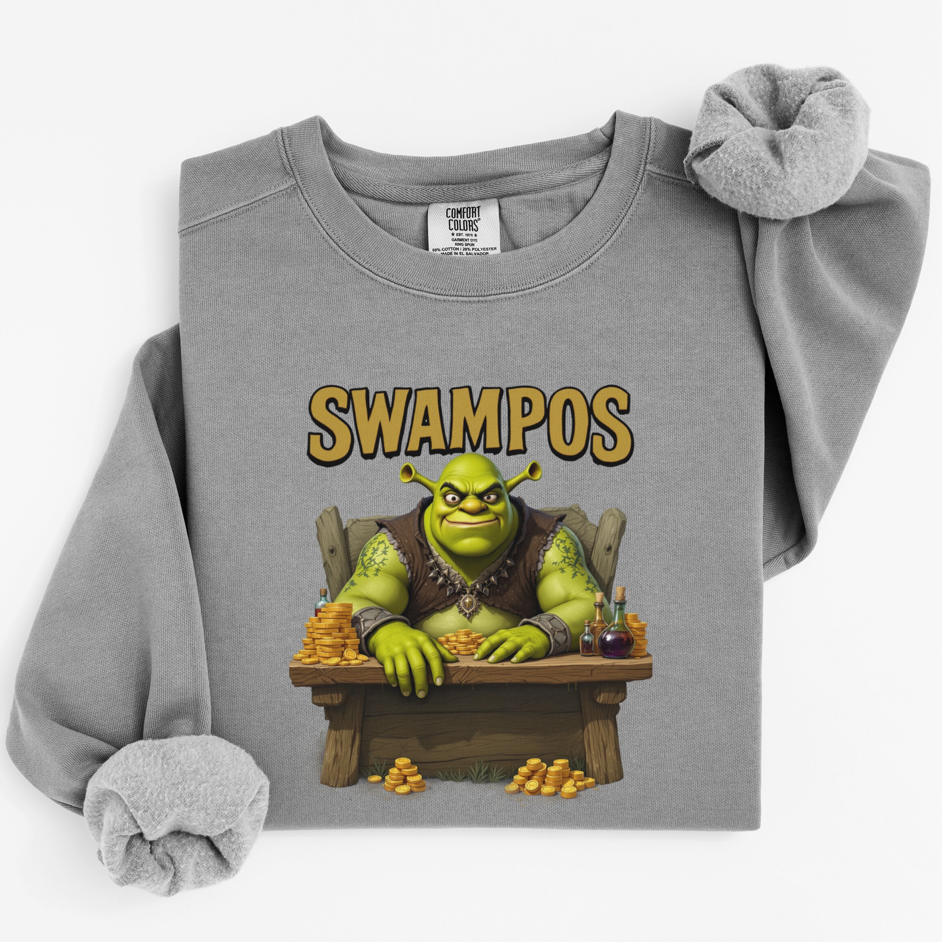 Swampos Graphic Sweatshirt with Unique Character product type