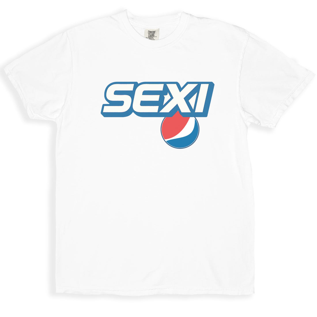 Sexy Pepsi Logo Graphic White T-shirt product