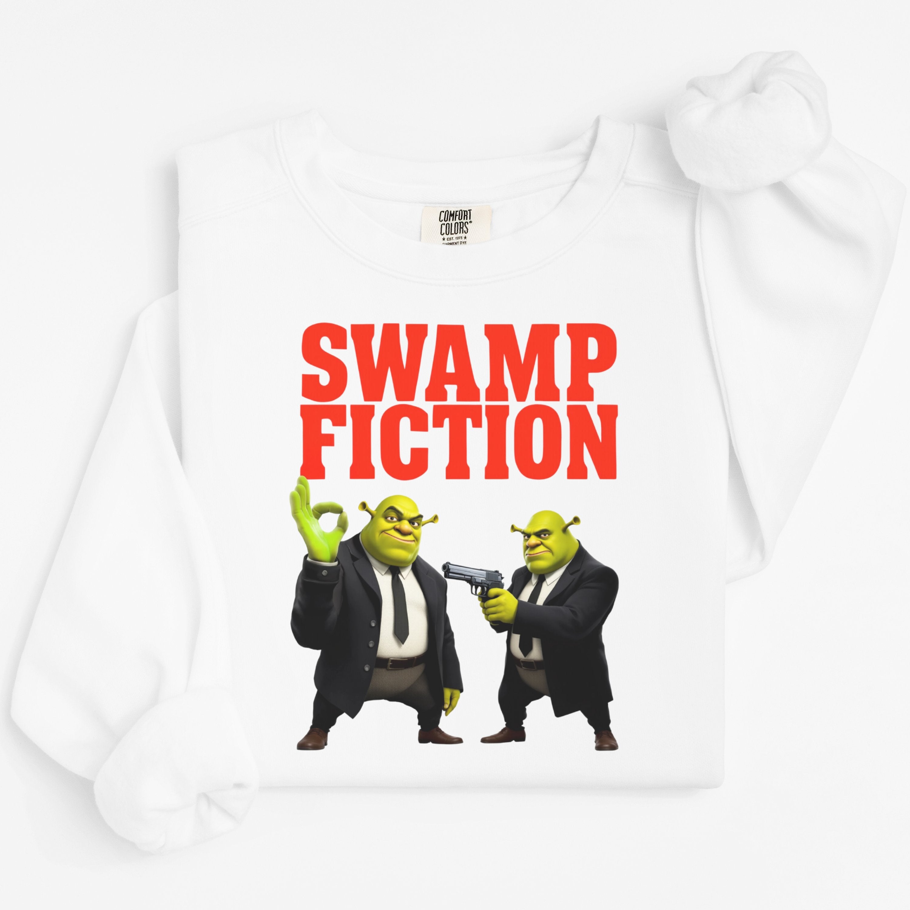 Swamp Fiction Illustrated Graphic Design Sweatshirt product type