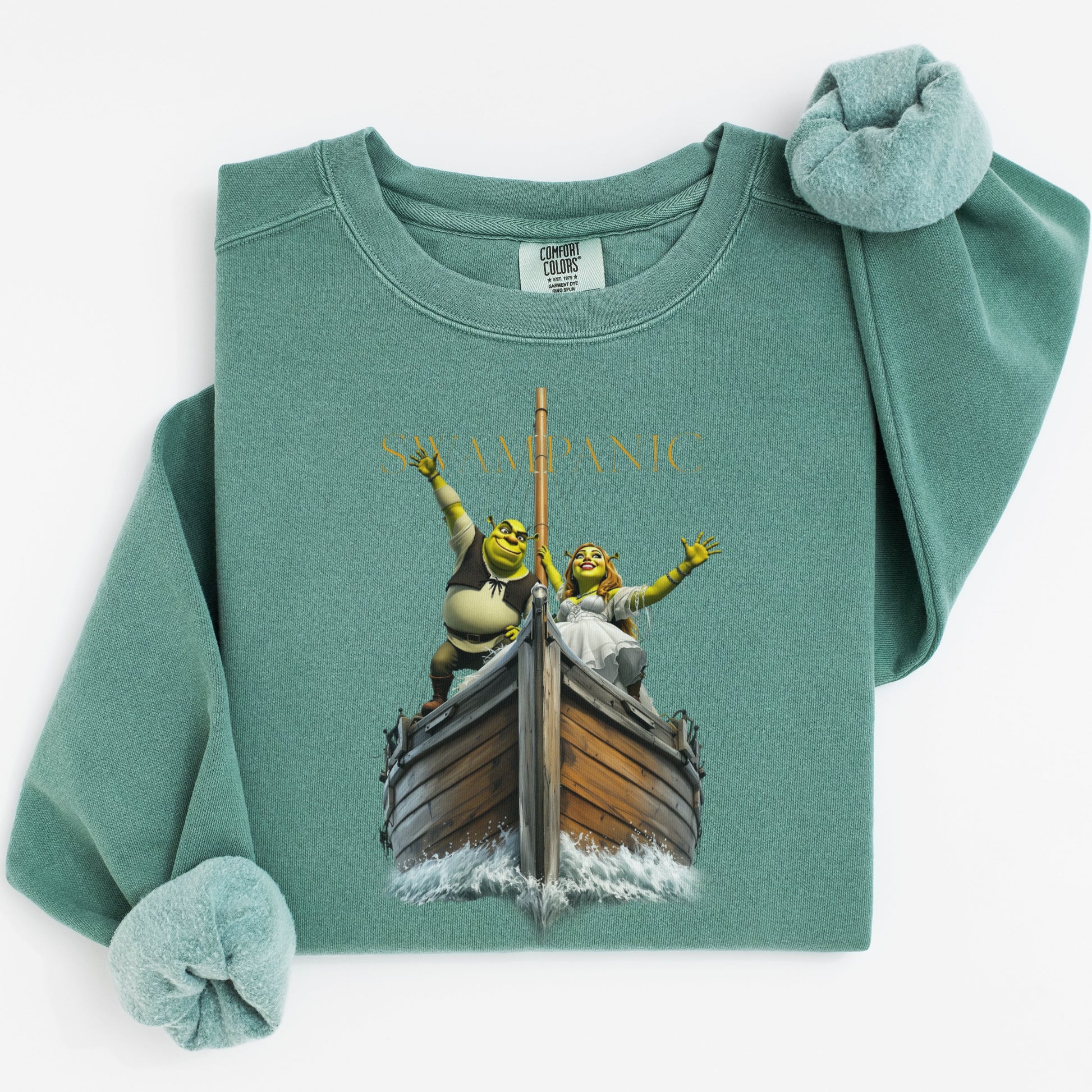 Funny Shrek Titanic Parody Graphic Sweatshirt product