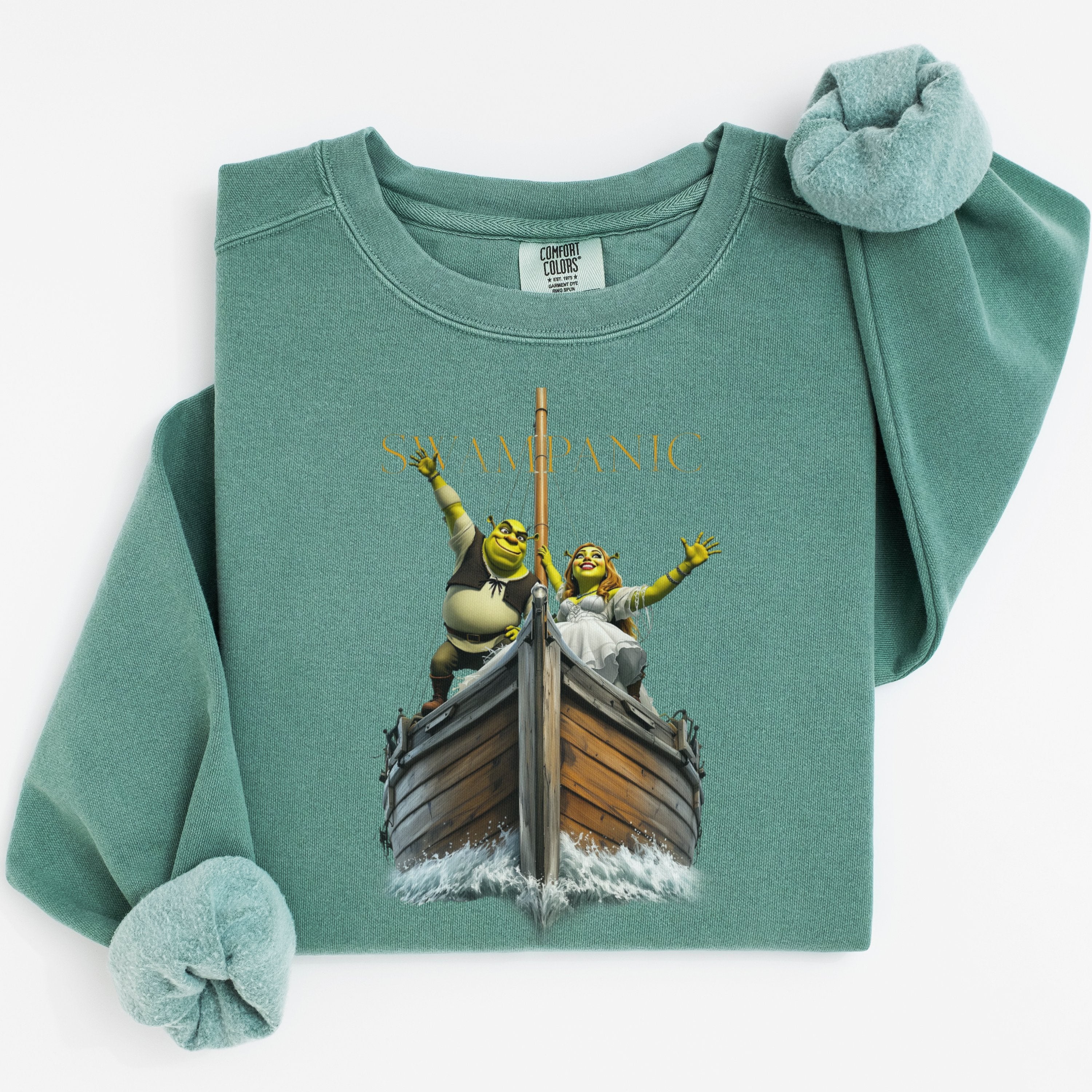 Funny Shrek Titanic Parody Graphic Sweatshirt product