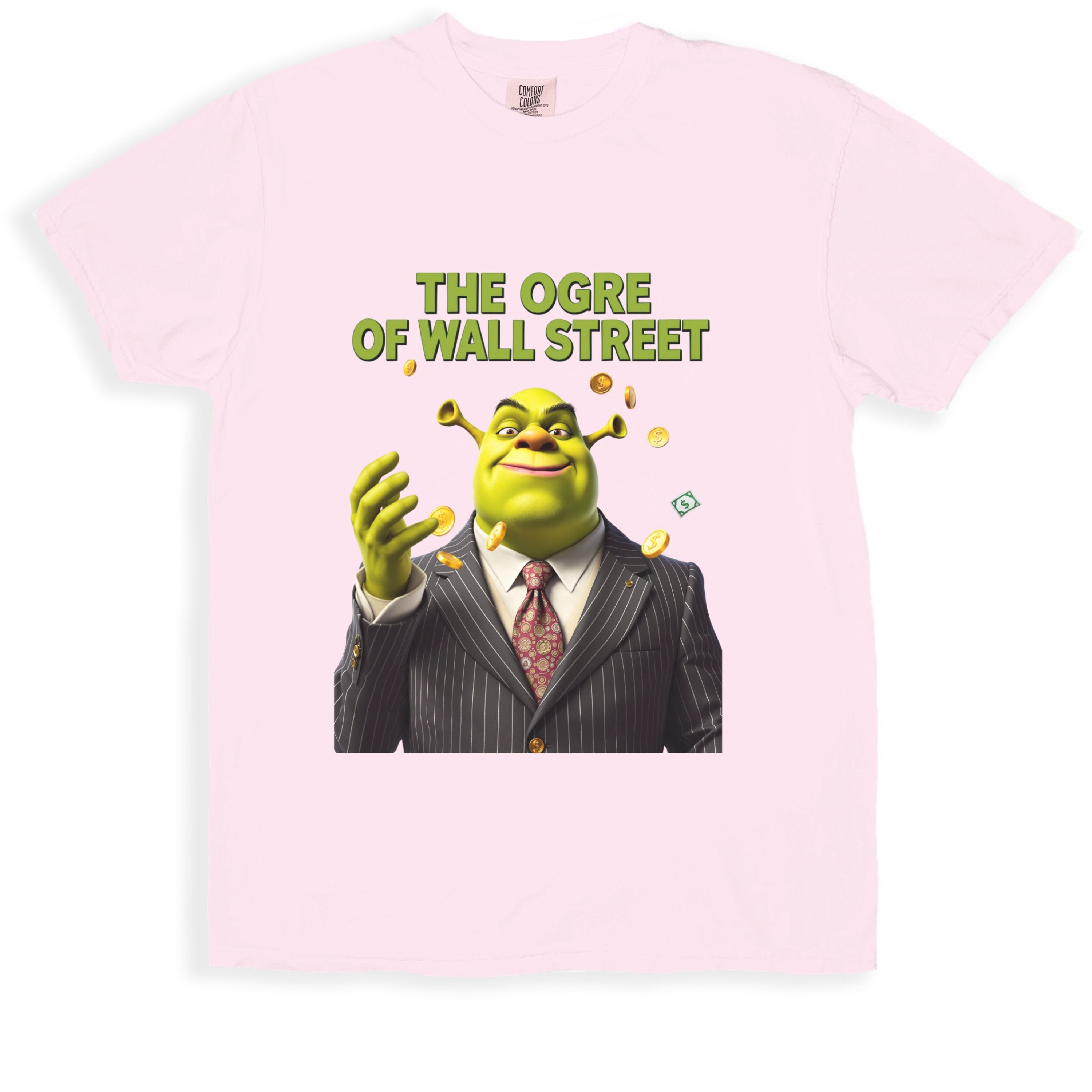 The Ogre of Wall Street Funny T-Shirt novelty product