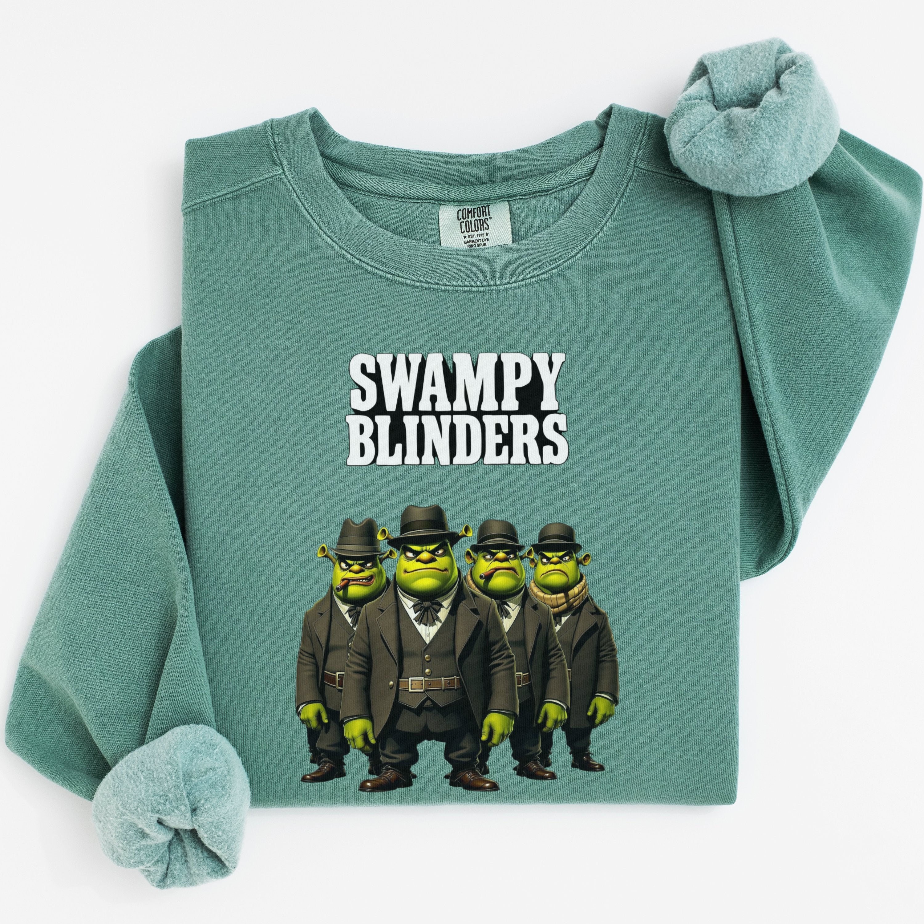Swampy Blinders Graphic Sweatshirt Unique Apparel product