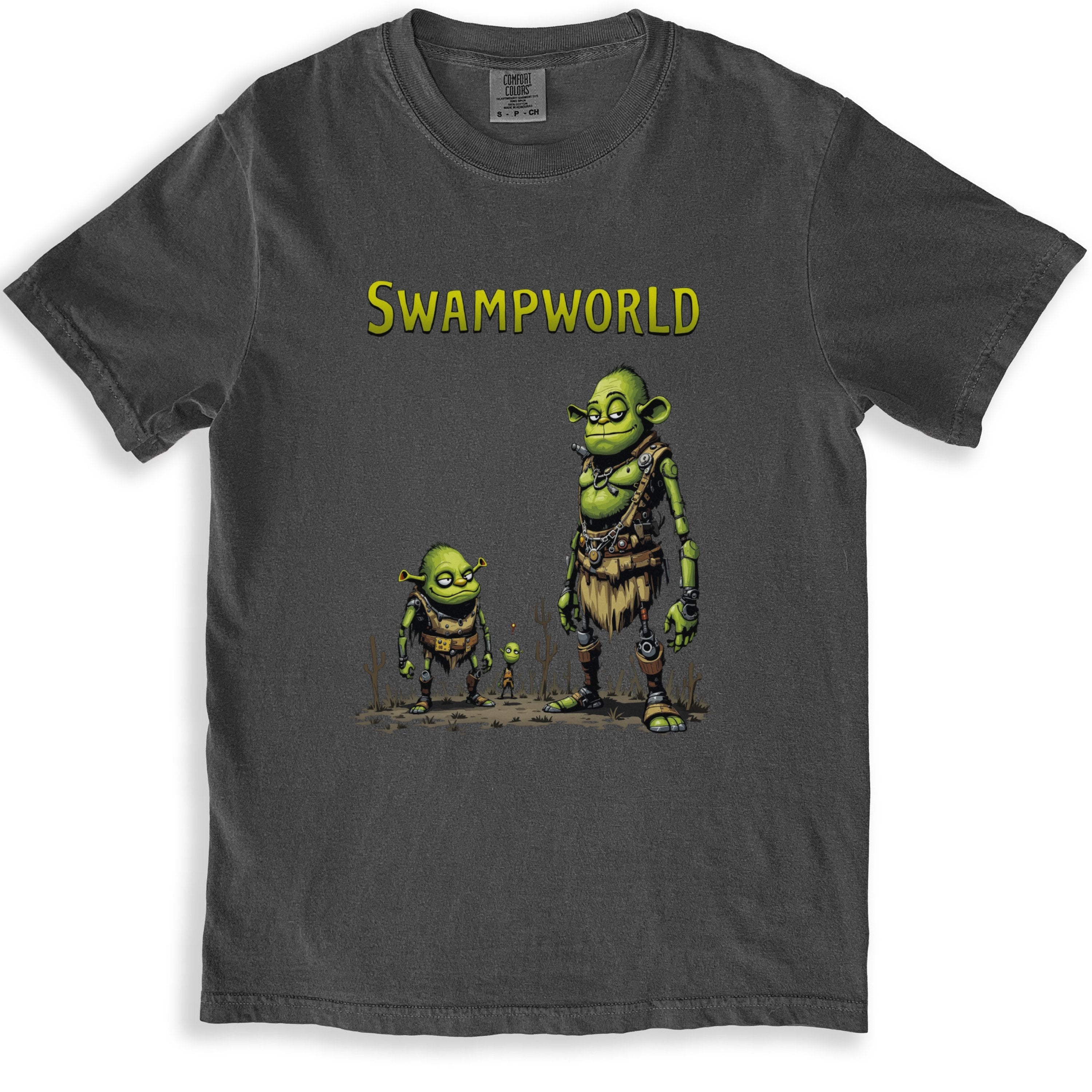 Swampworld Graphic Print Distressed Look T-shirt product type