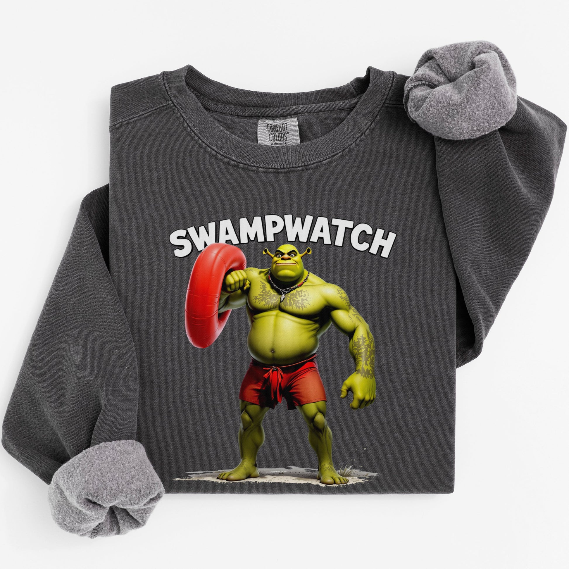 Swampwatch Lifeguard Parody Graphic Sweatshirt product type