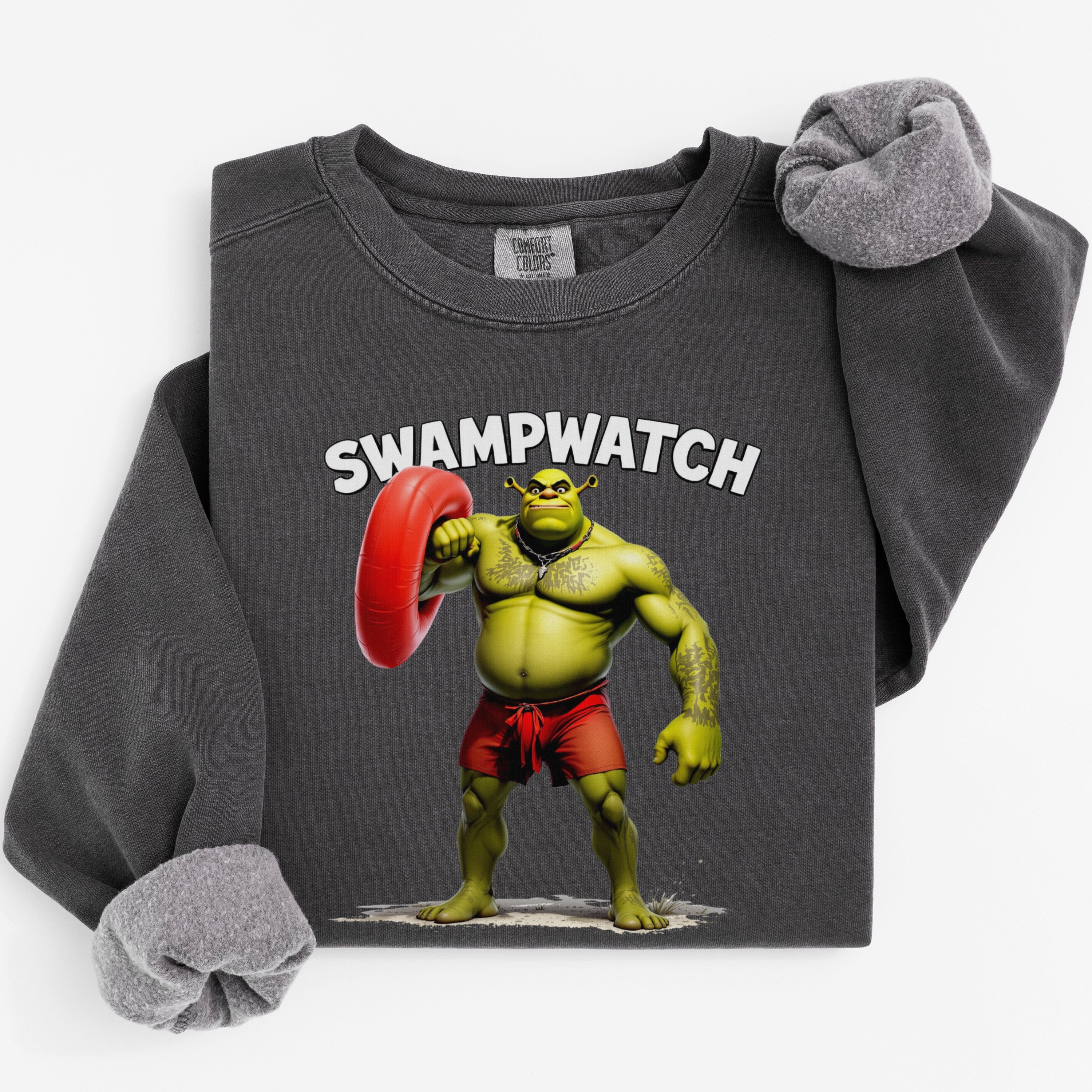 Swampwatch Lifeguard Parody Graphic Sweatshirt product type