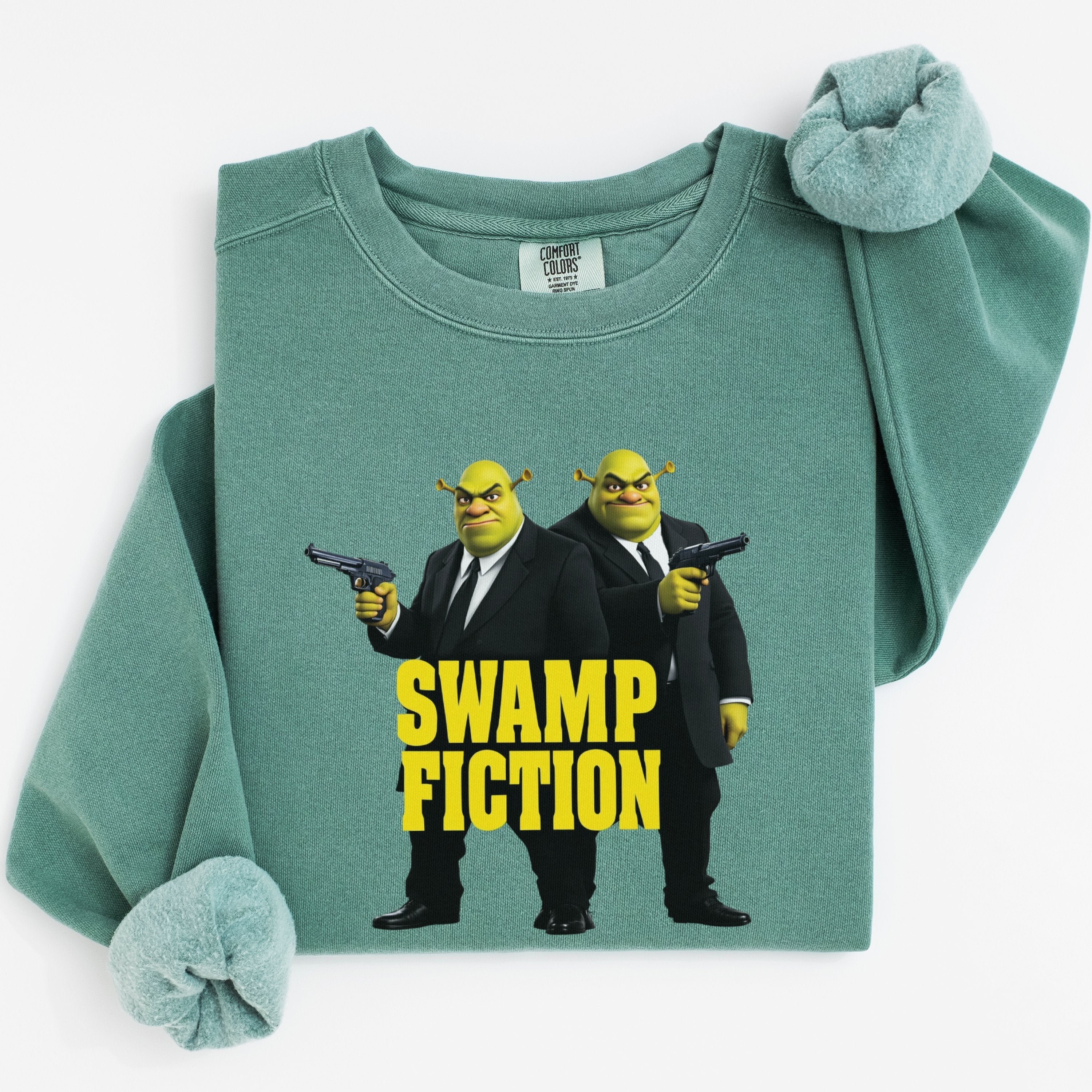 Swamp Fiction Shrek Parody Crewneck Sweatshirt product