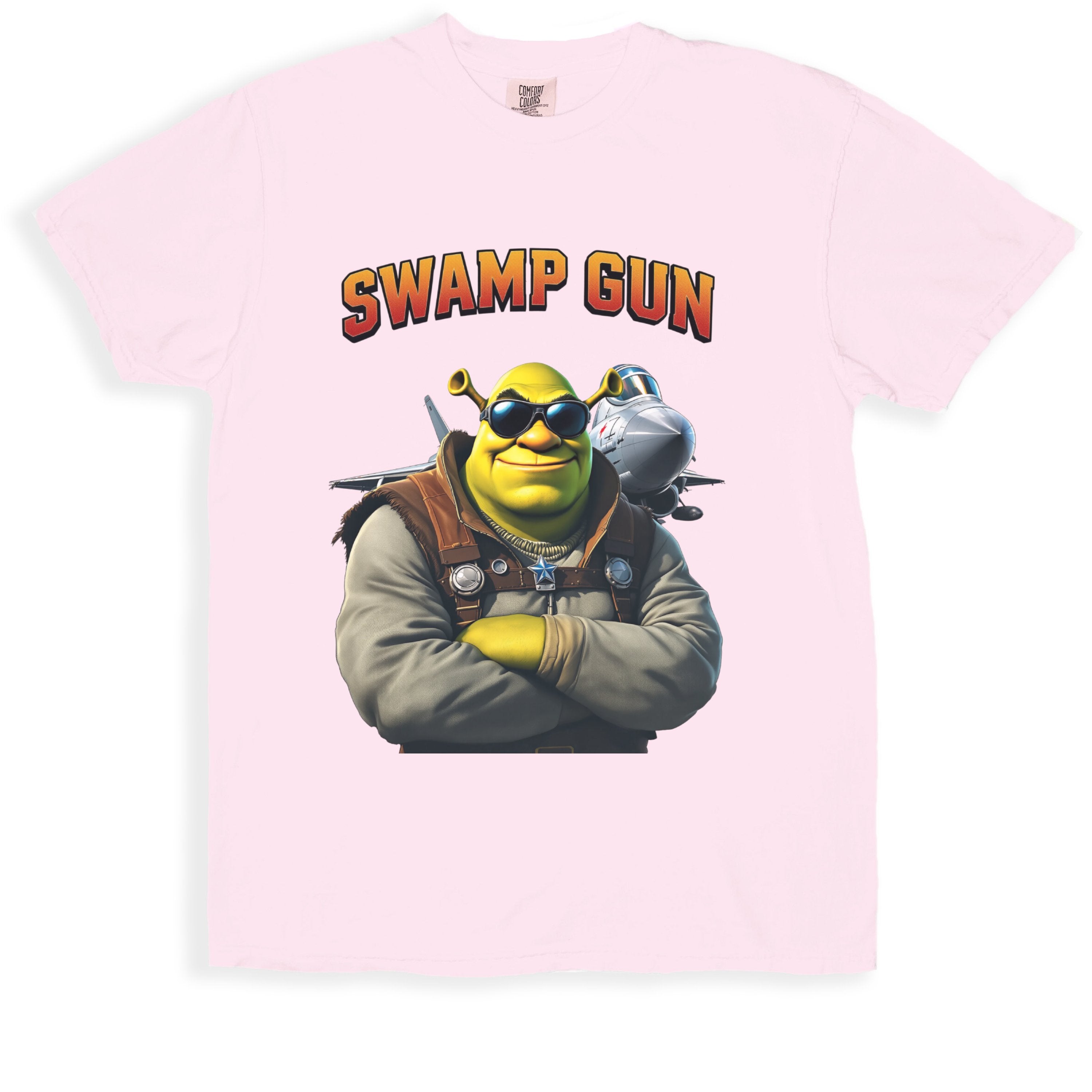 Swamp Gun Cartoon Character Graphic T-shirt product