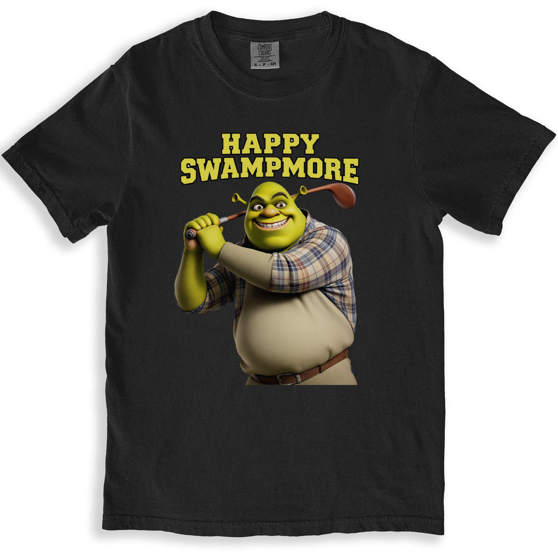Happy Swampmore Graphic T-shirt Novelty Product