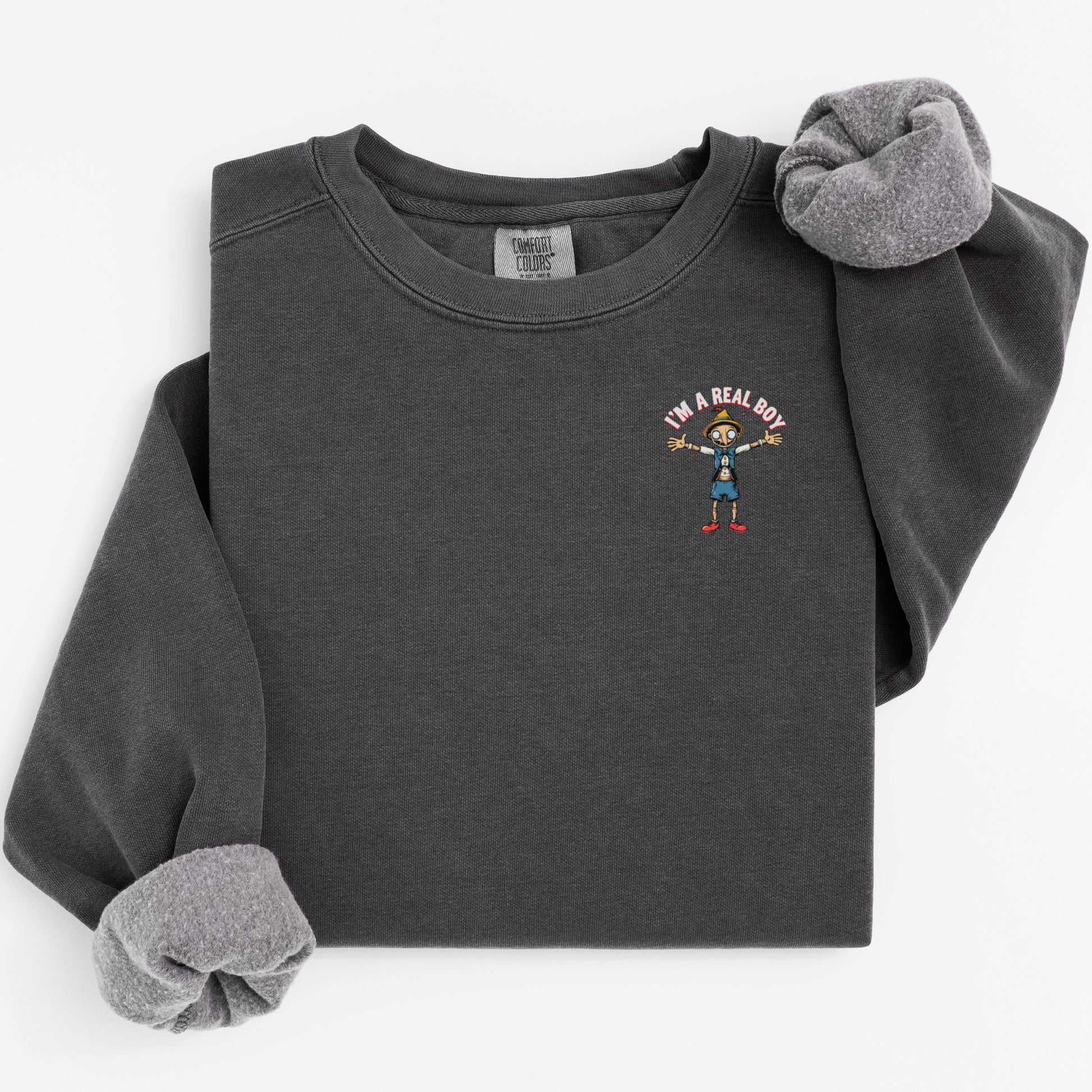 I'M A REAL BOY Print Sweatshirt Casual product type