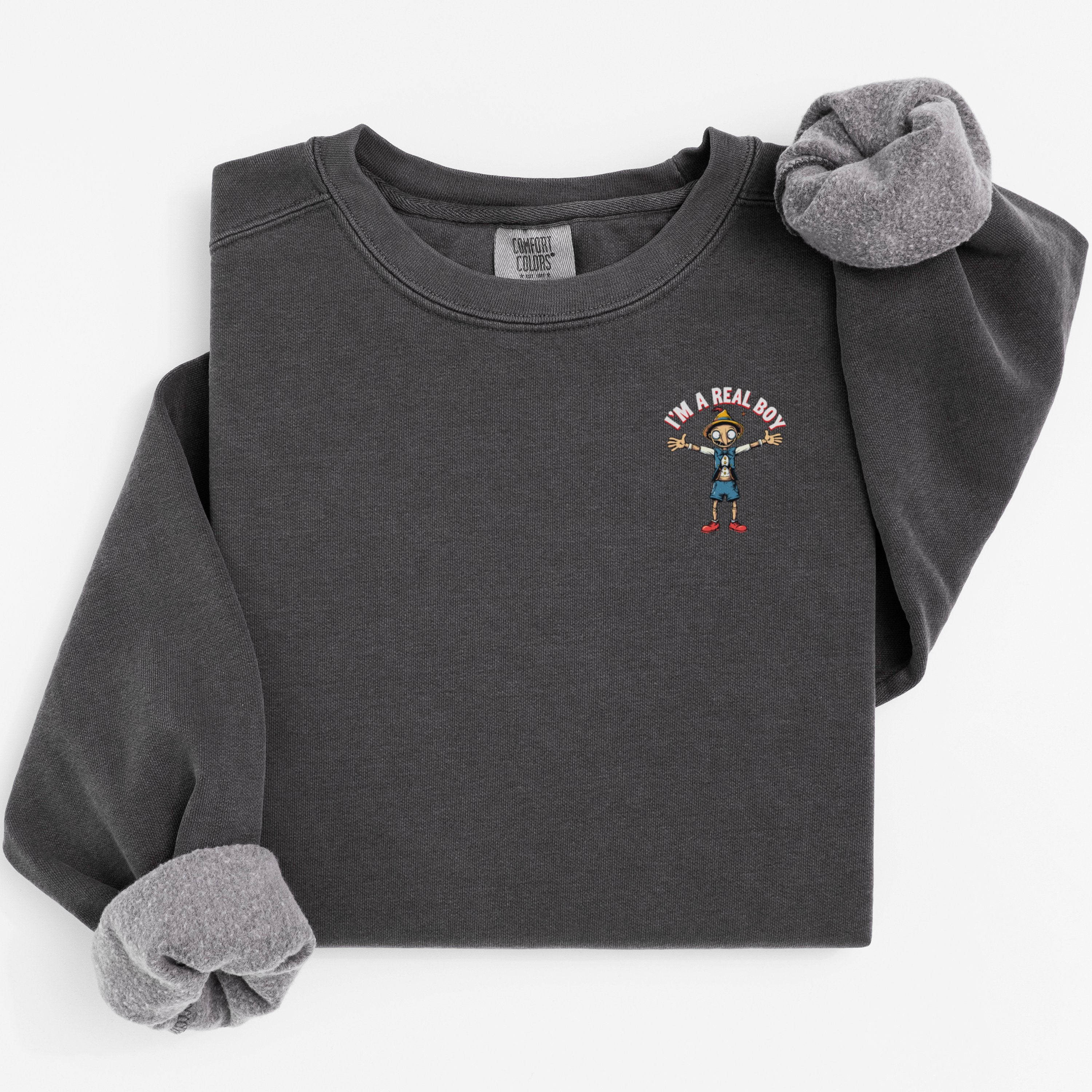 I'M A REAL BOY Print Sweatshirt Casual product type