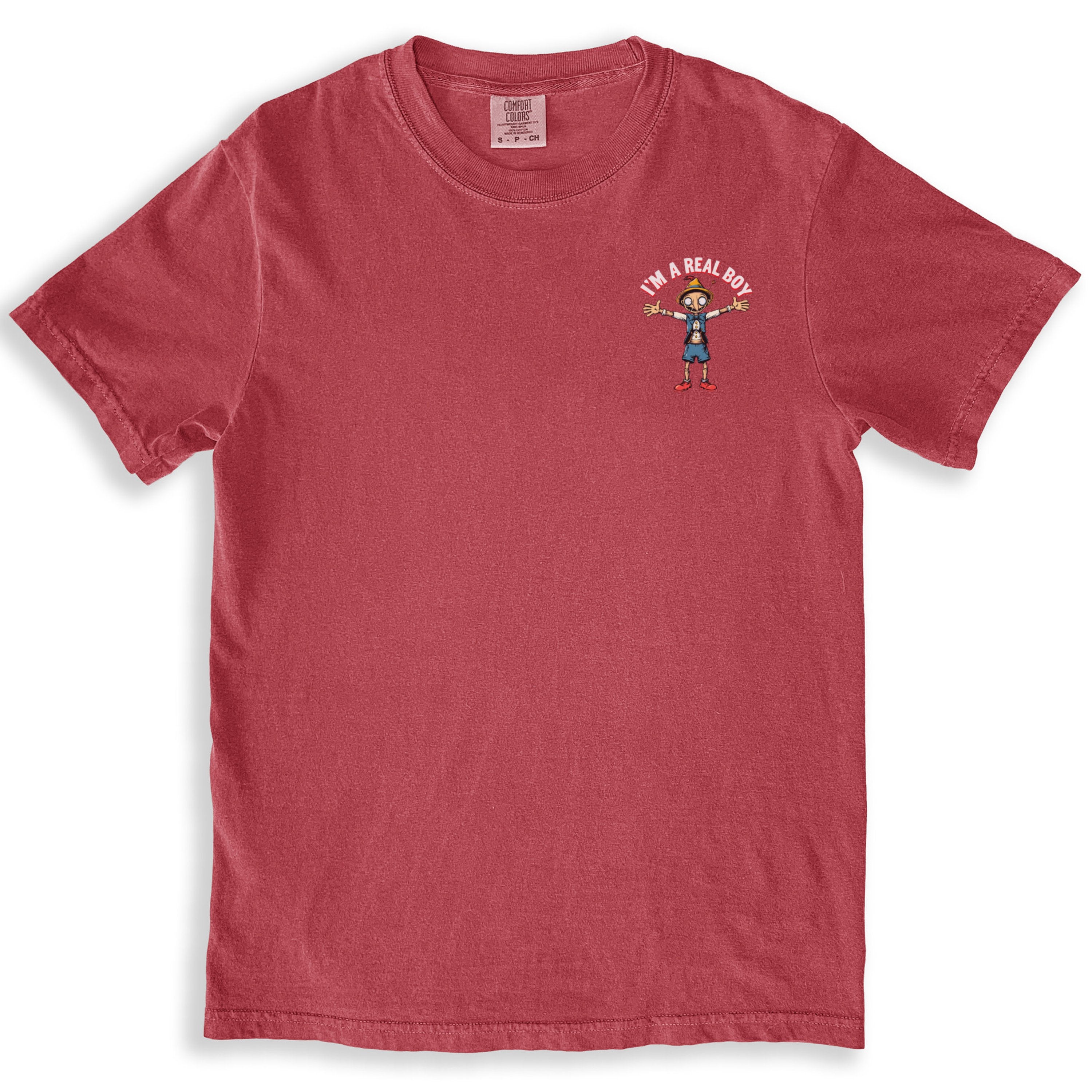 I'm A Real Boy Character Graphic Novelty Design T-Shirts