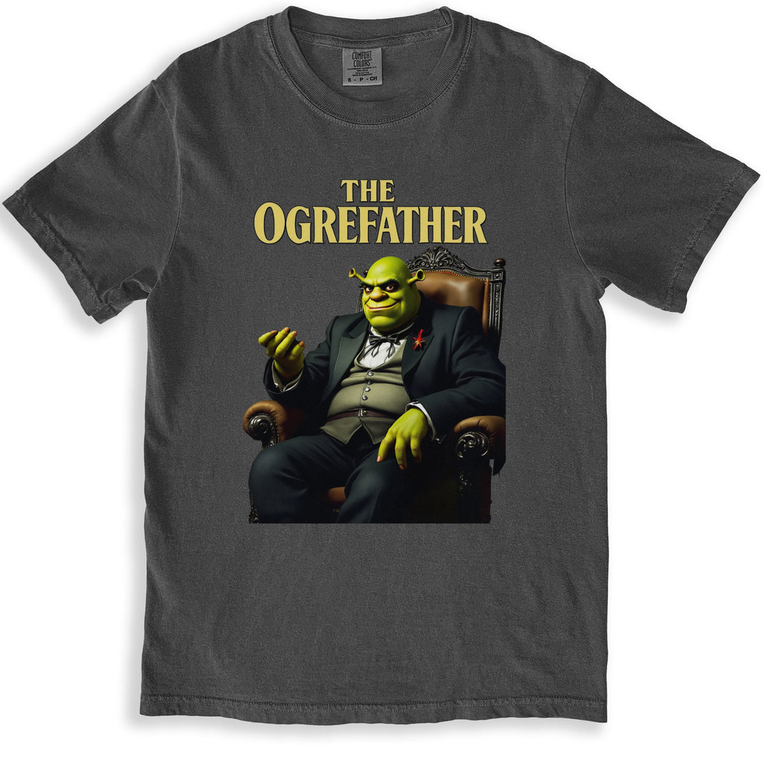 The Ogrefather Graphic Print Casual T-shirt product