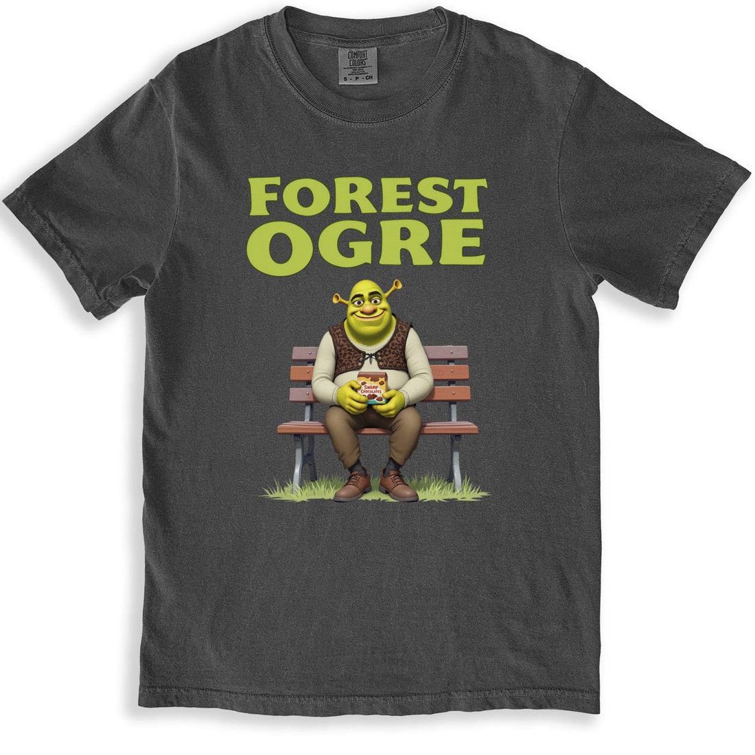 Forest Ogre Sitting Bench Graphic T-Shirt product