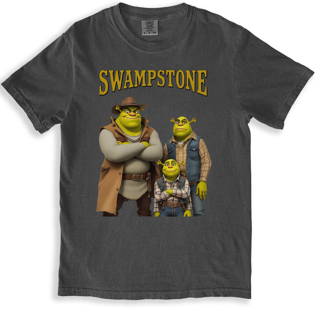 Swampstone Family Graphic Charcoal Shirt product