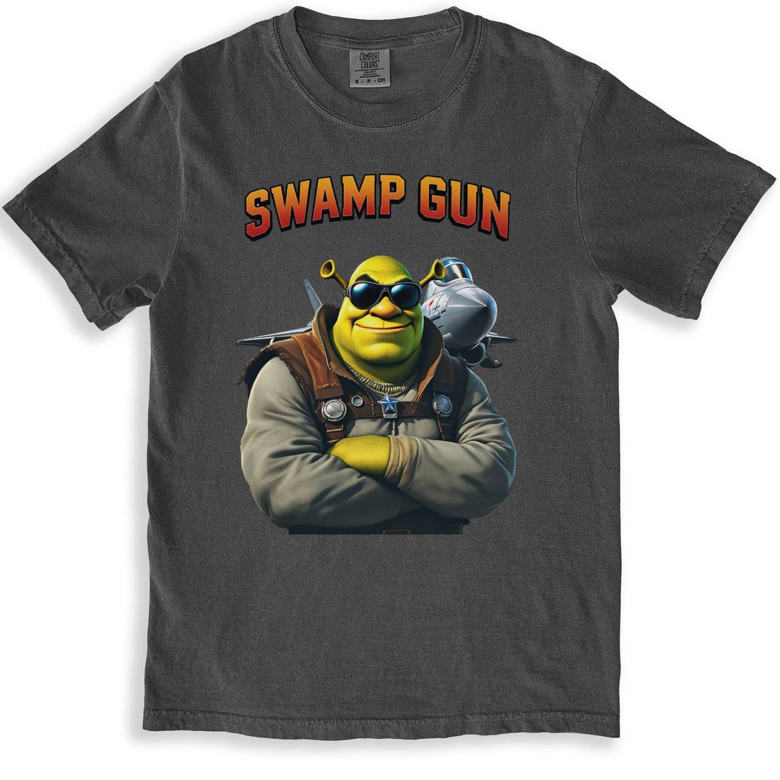 Swamp Gun Character T-Shirt Graphic Printed product