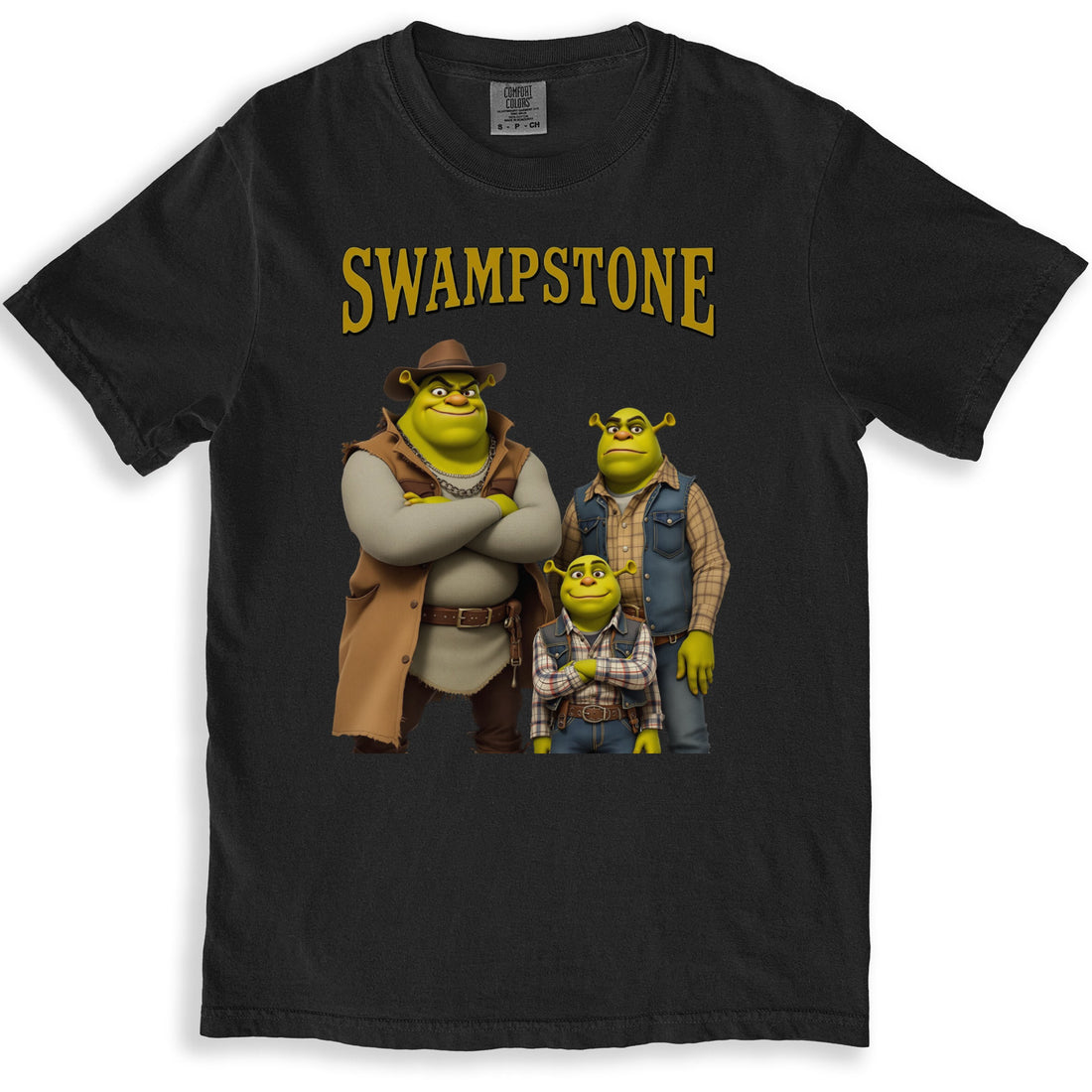 Swampstone Family Graphic Charcoal Shirt product