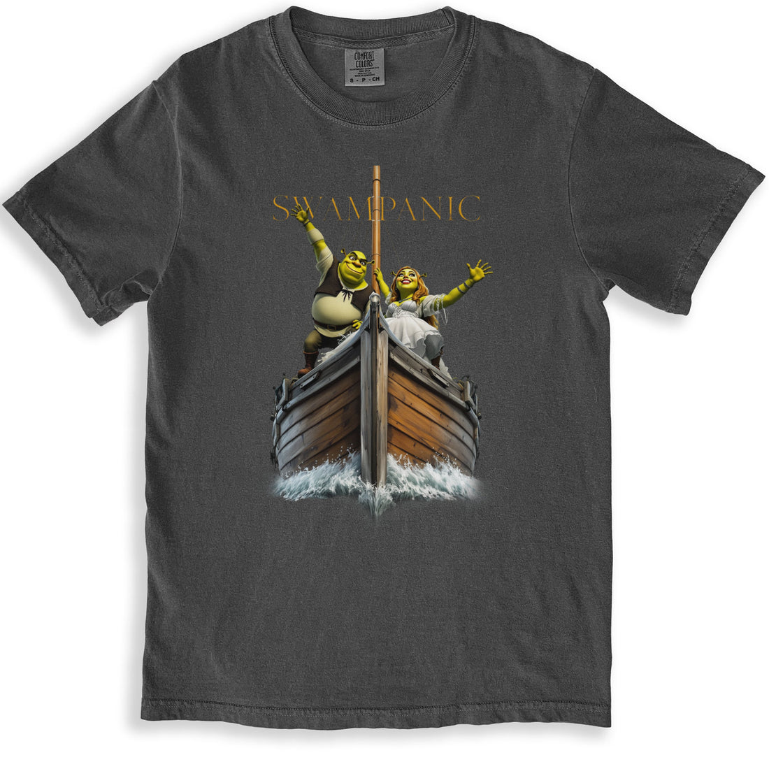 Shrek and Fiona Swampanic Graphic T-Shirt product