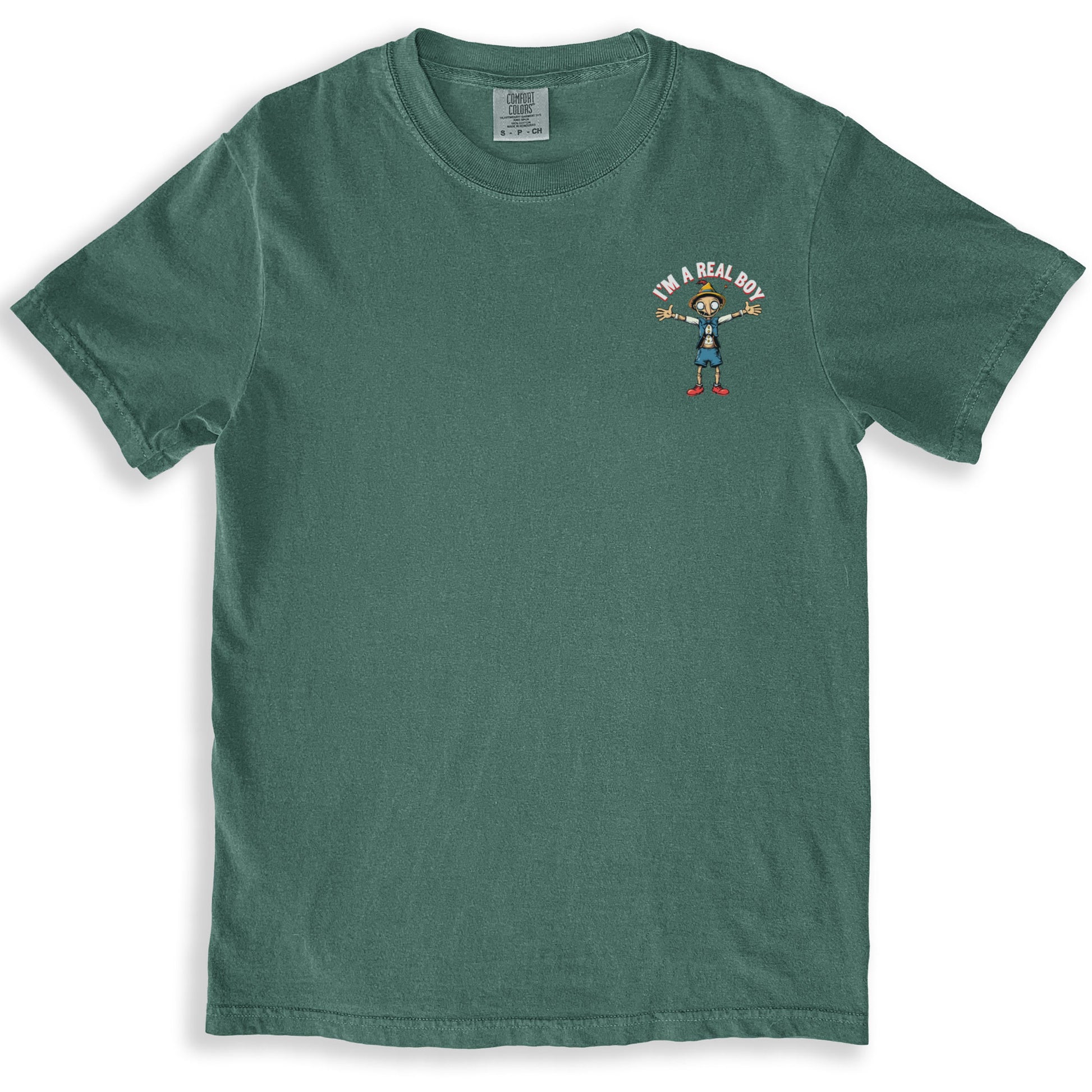 I'm a Real Boy Toy Graphic Tee Green product
