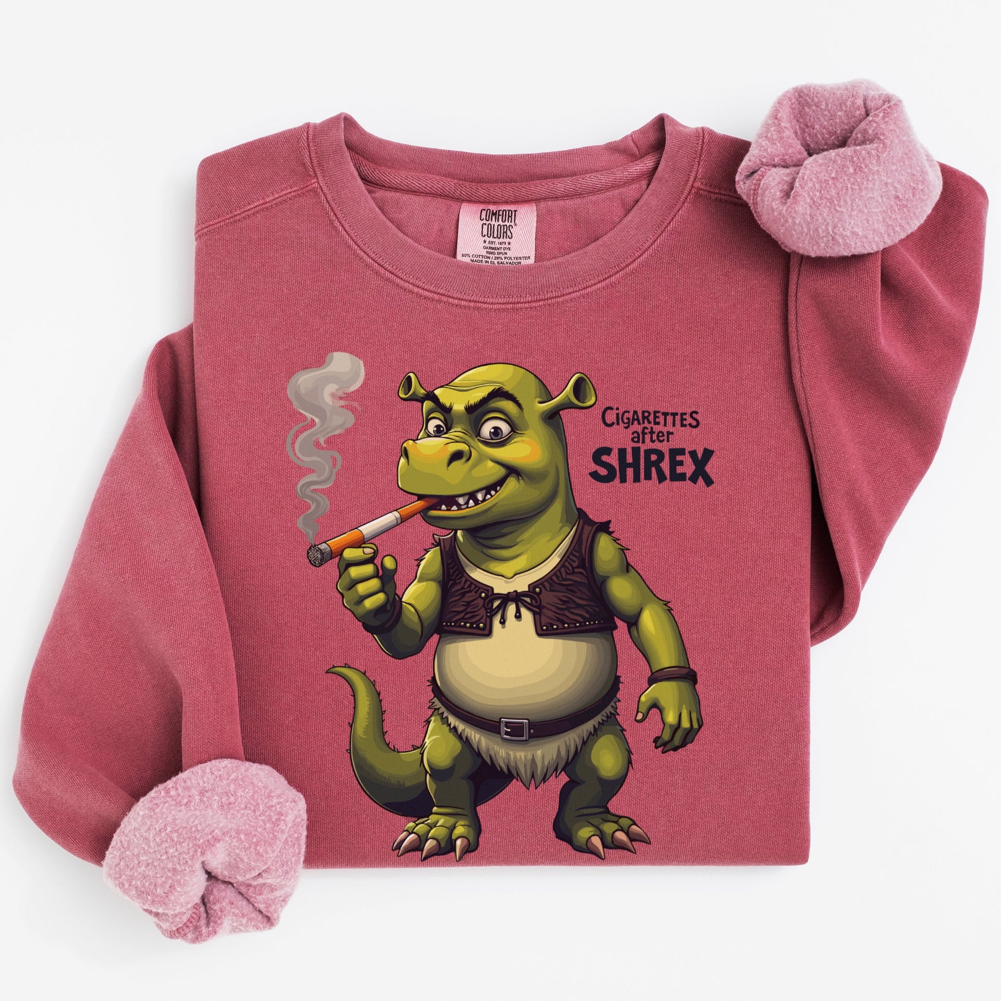 Cigarettes After Shrex Character Art Sweatshirt product