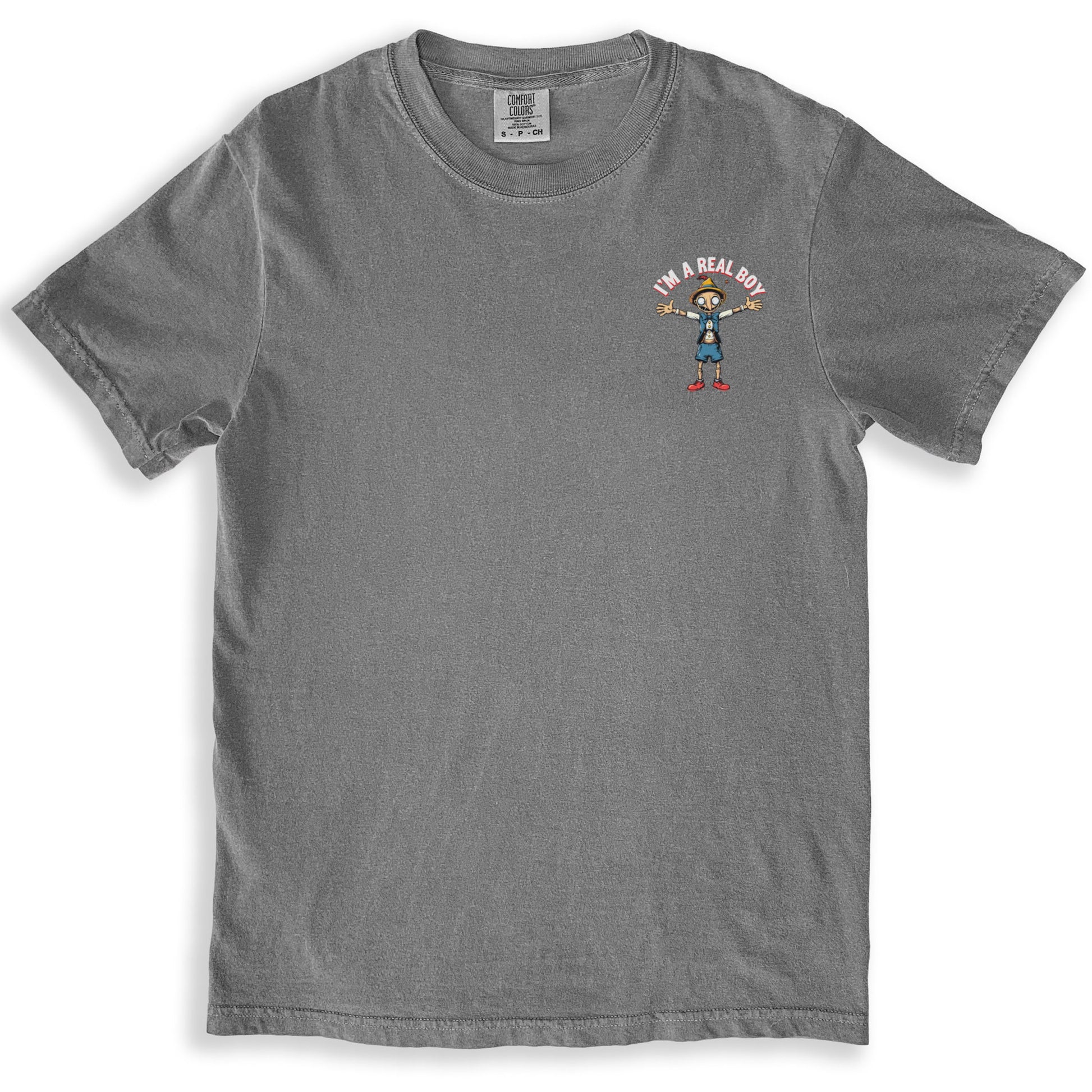 I'm A Real Boy T-Shirt with Classic Graphic Design product type