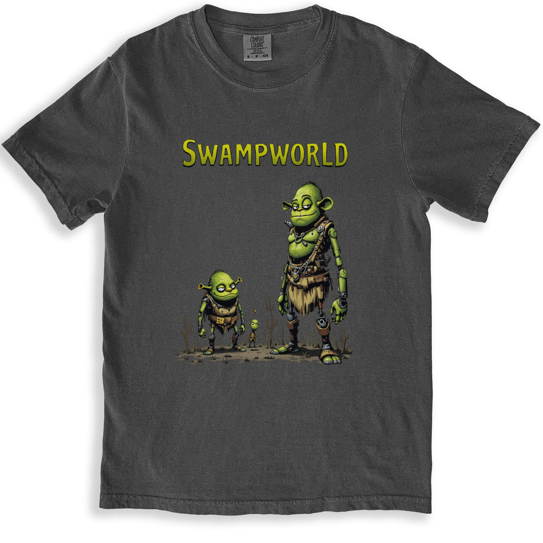 Swampworld Graphic Print Distressed Look T-shirt product type