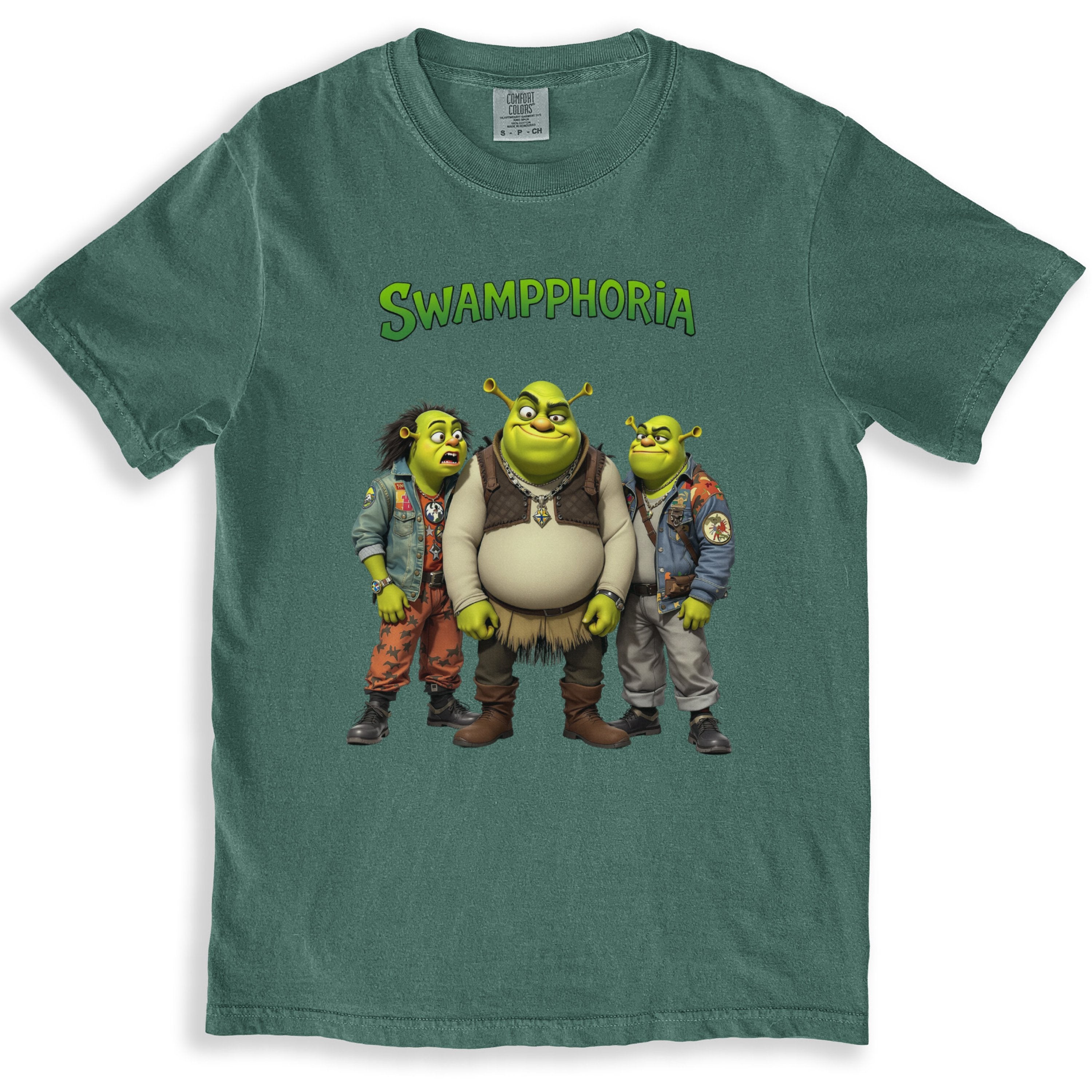 Swampphoria Three Shrek Characters T-Shirt product