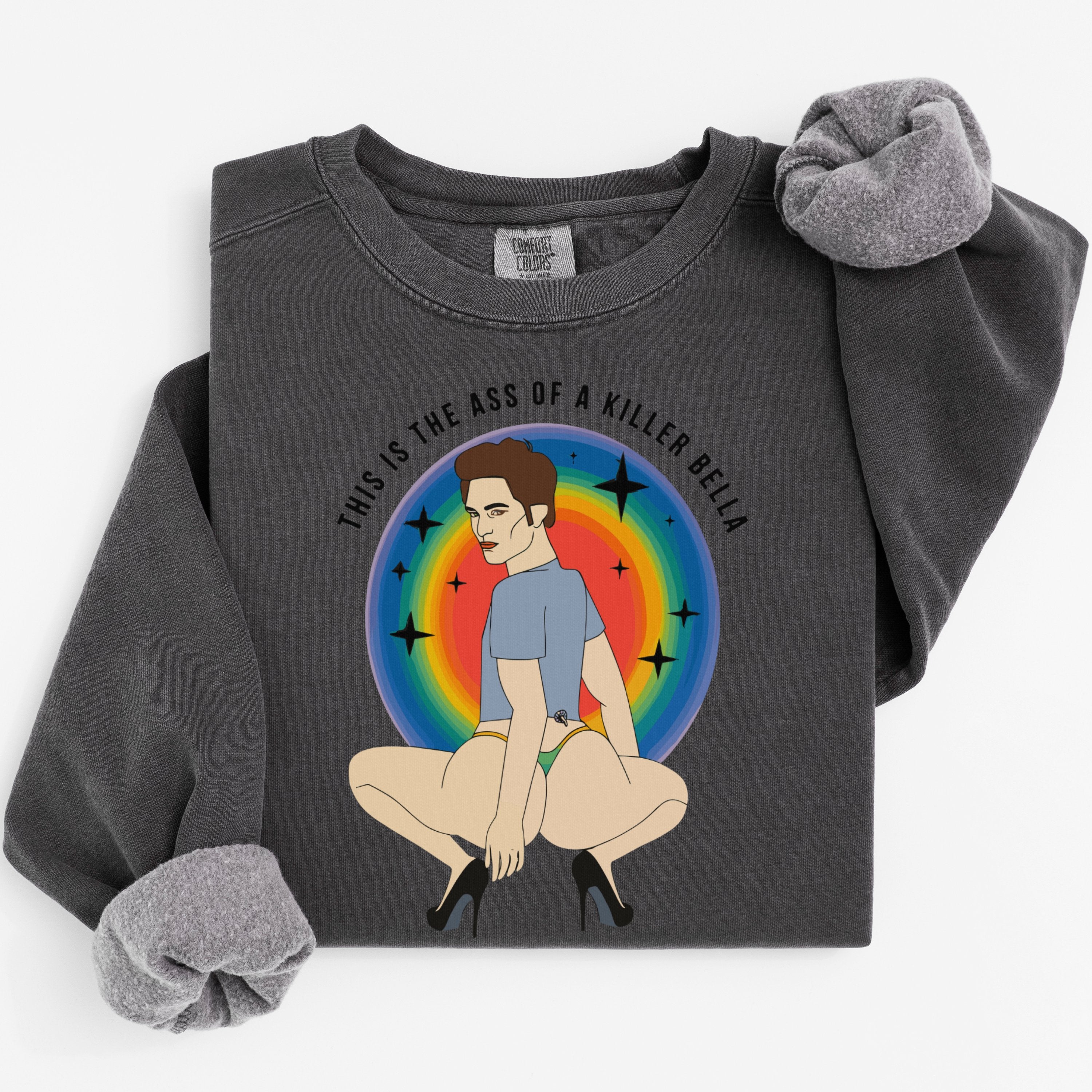Killer Bella Ass Illustration Dark Grey Sweatshirt product